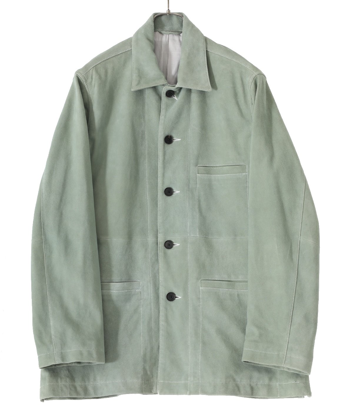 YOKE SHEEP SUEDE COVERALL JACKET