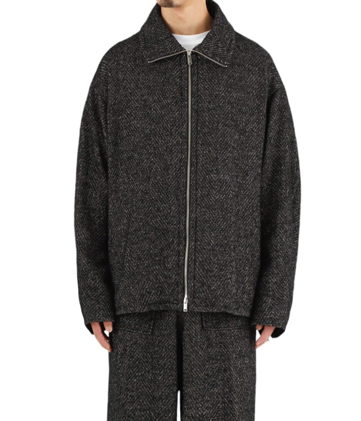 TWEED STAND COLLAR ZIP BLOUSON | YOKE(ヨーク) / アウター