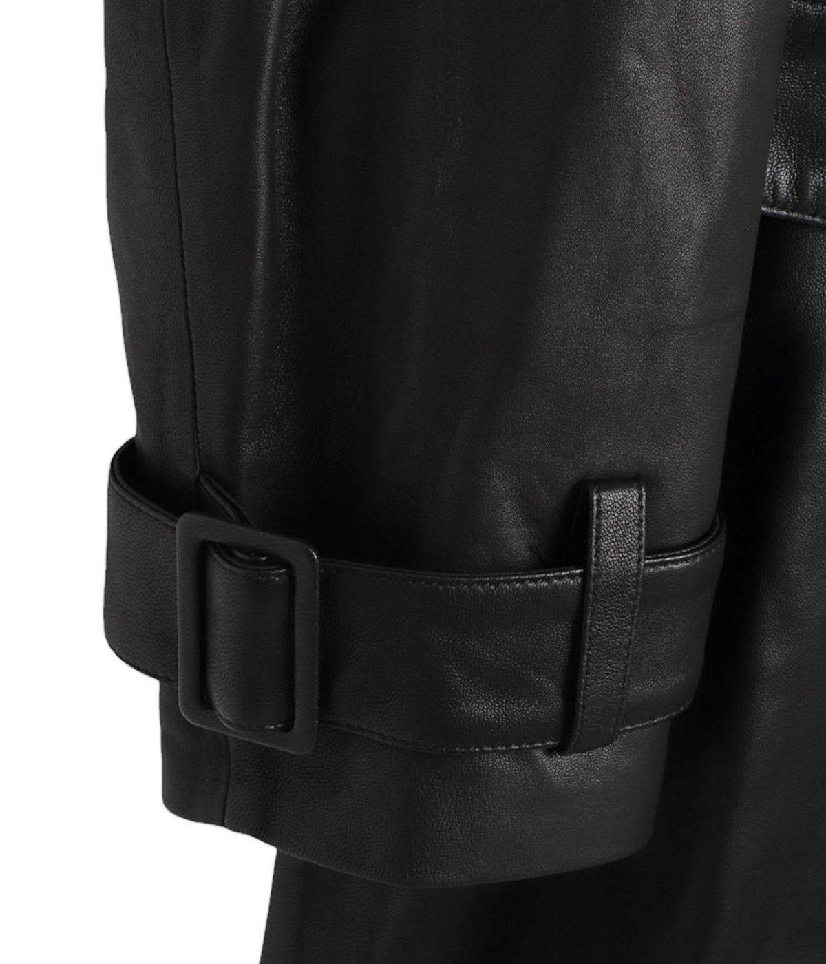 LEATHER DOUBLE BREASTED COAT | YOKE(ヨーク) / アウター