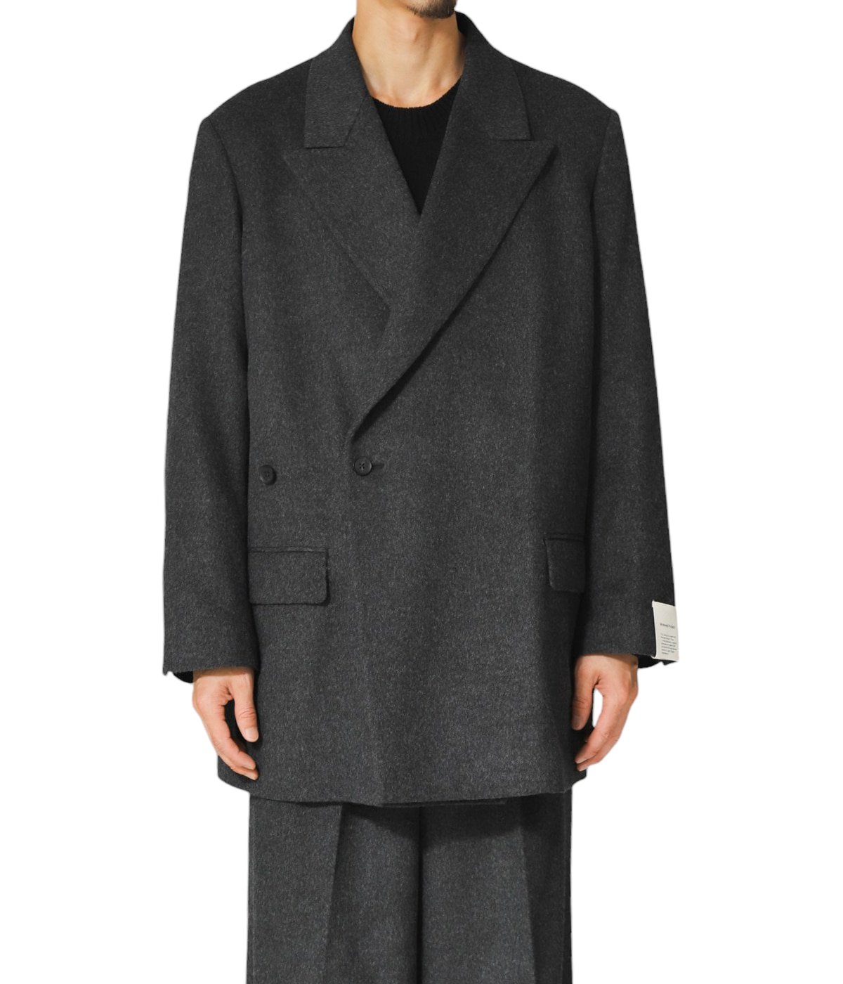 Brewed Protain Blend Wool DOUBLE BREASTED JACKET | YOKE Brewed Protain Blend Wool DOUBLE BREASTED JACKET | YOKE