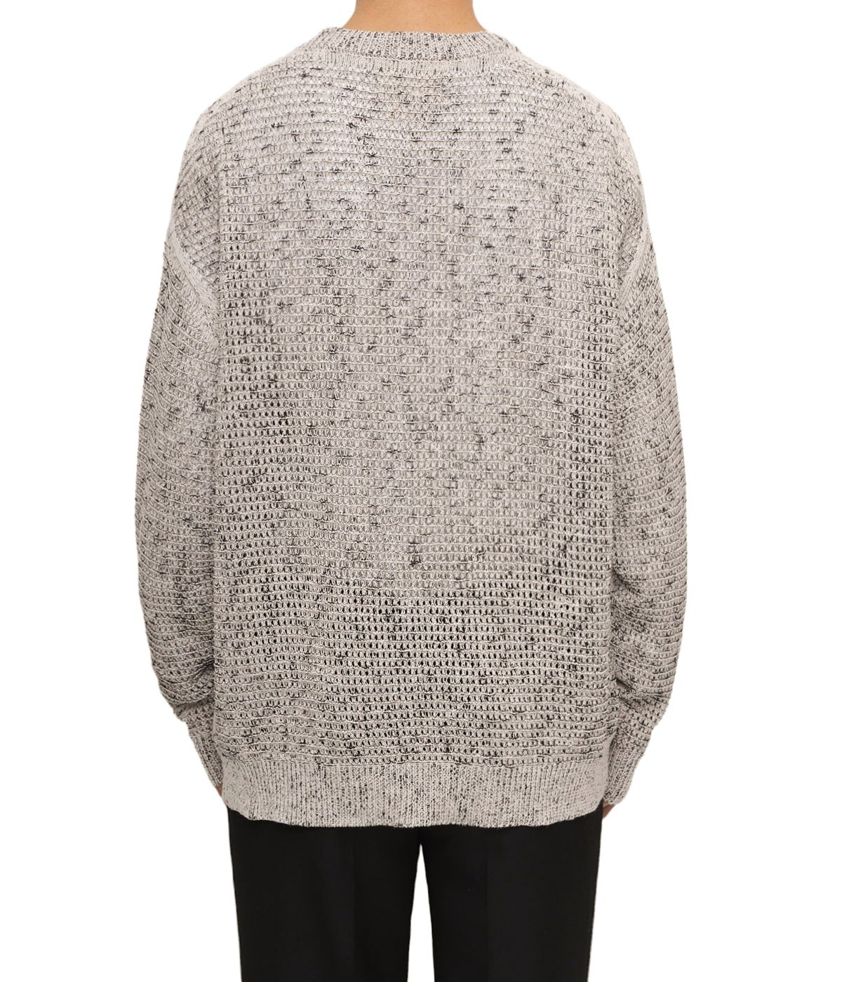 MESH KNITTED CREWNECK SWEATER | YOKE(ヨーク) / トップス スウェット