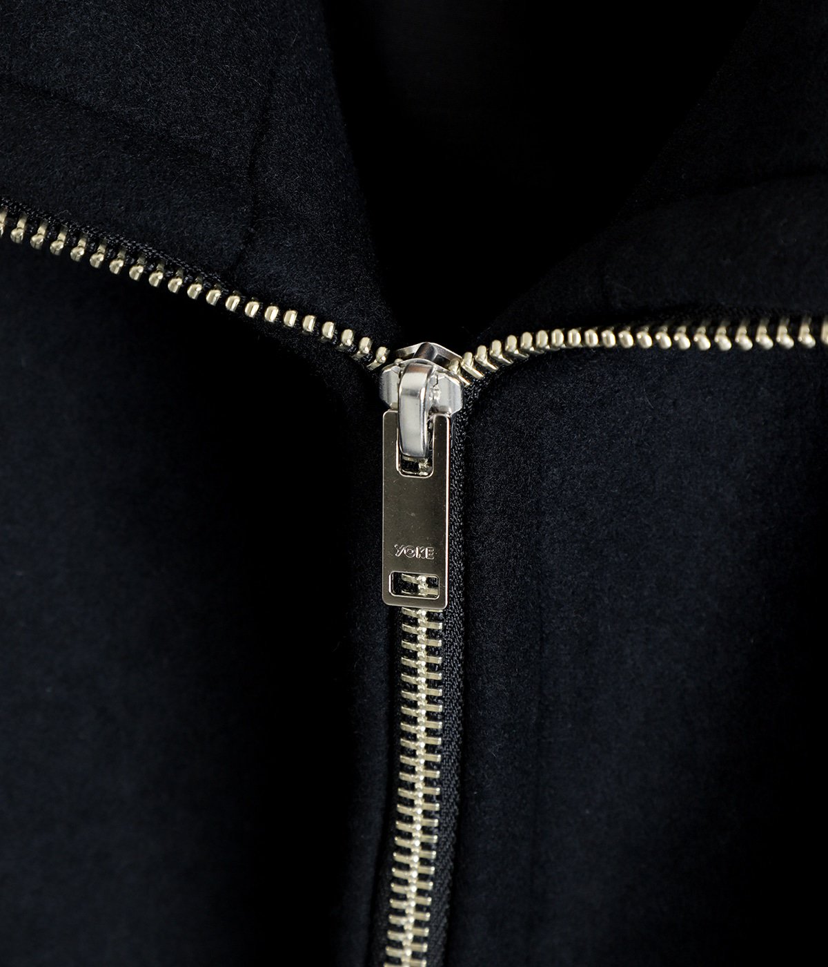 Melton Stand Collar Zip Blouson | YOKE(ヨーク) / アウター ブルゾン