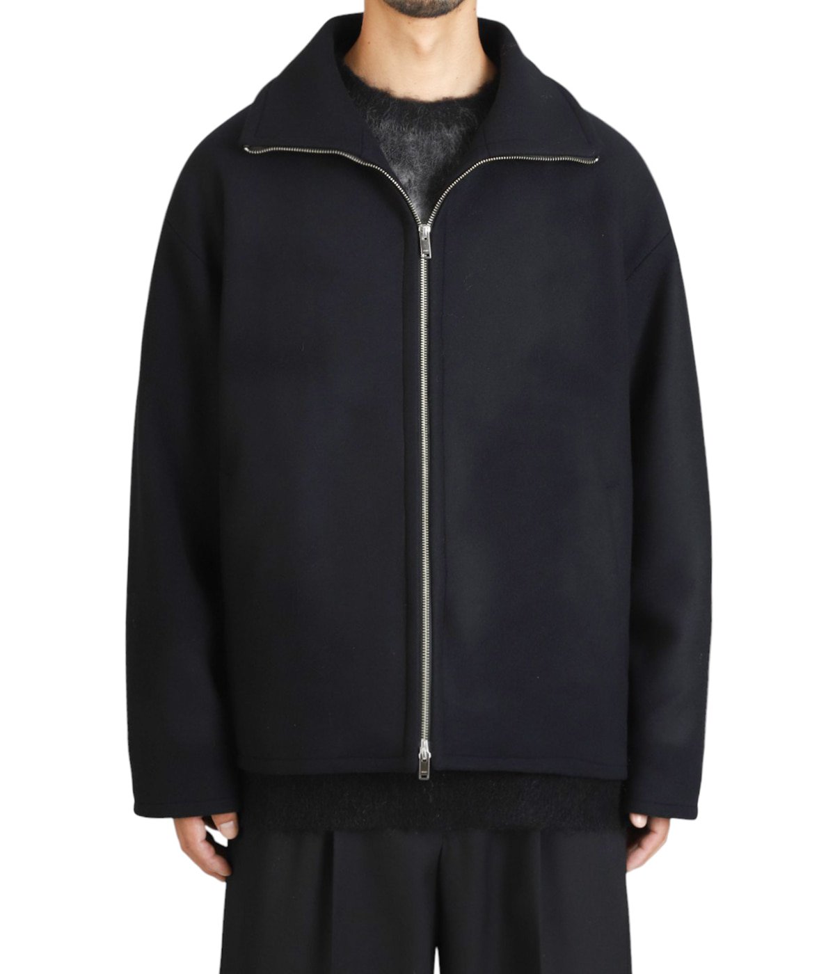 Melton Stand Collar Zip Blouson | YOKE(ヨーク) / アウター ブルゾン