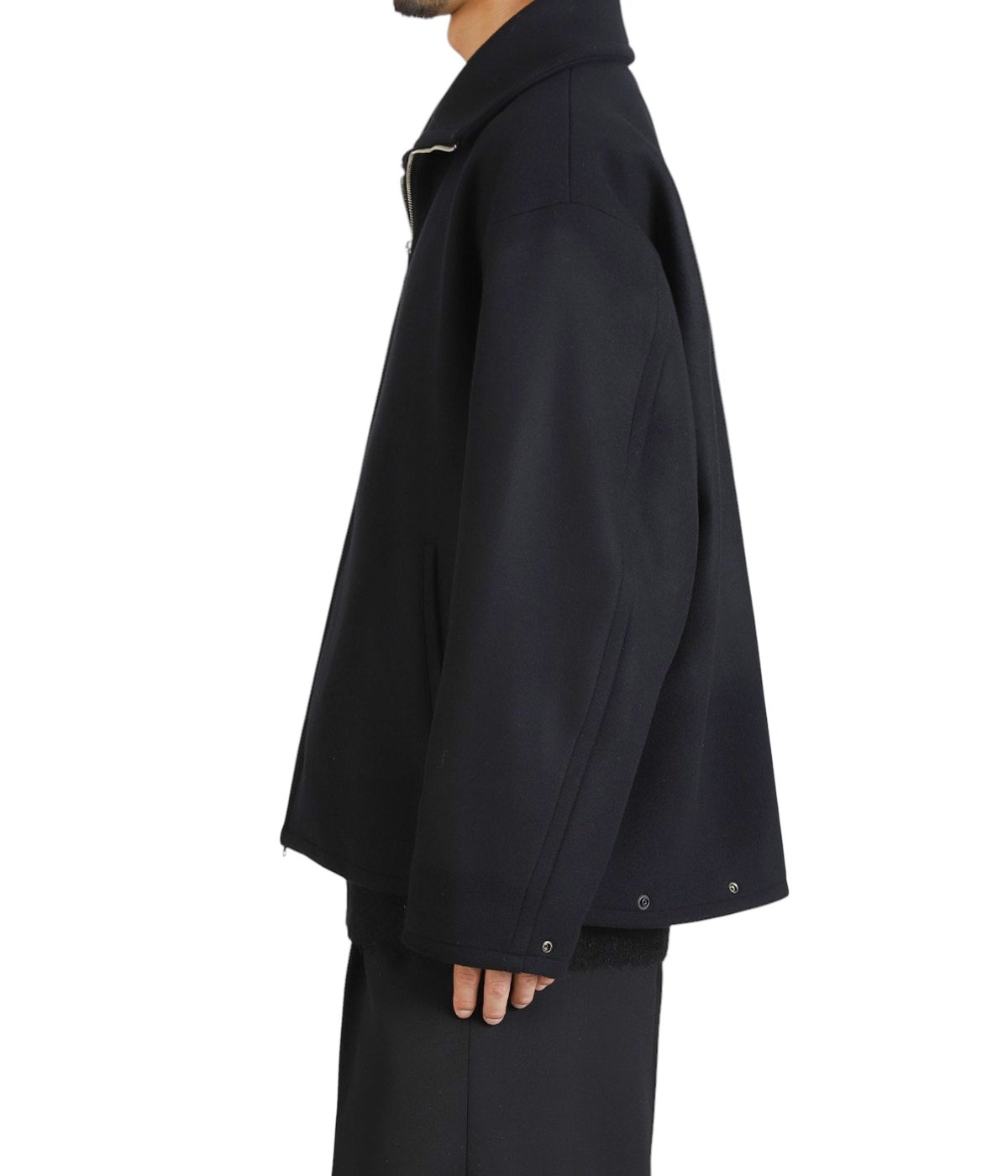 Melton Stand Collar Zip Blouson | YOKE(ヨーク) / アウター ブルゾン