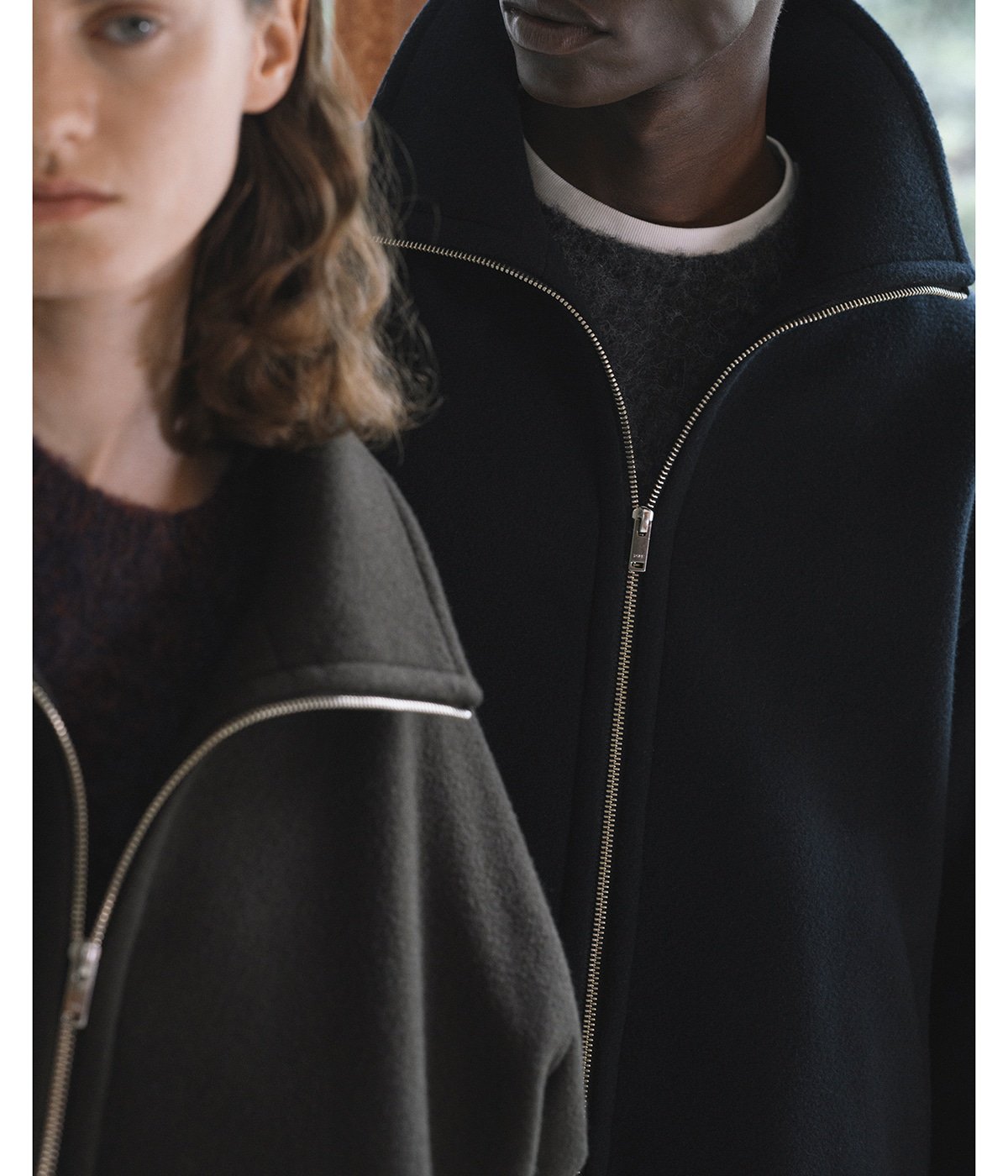 Melton Stand Collar Zip Blouson | YOKE(ヨーク) / アウター ブルゾン