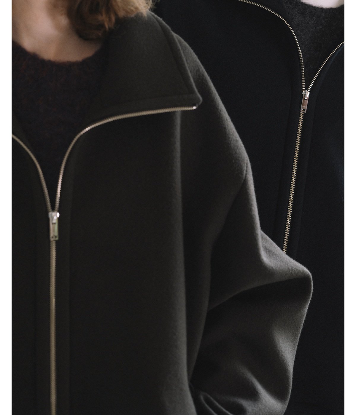 Melton Stand Collar Zip Blouson | YOKE(ヨーク) / アウター ブルゾン Melton Stand Collar Zip Blouson | YOKE(ヨーク) / アウター ブルゾン