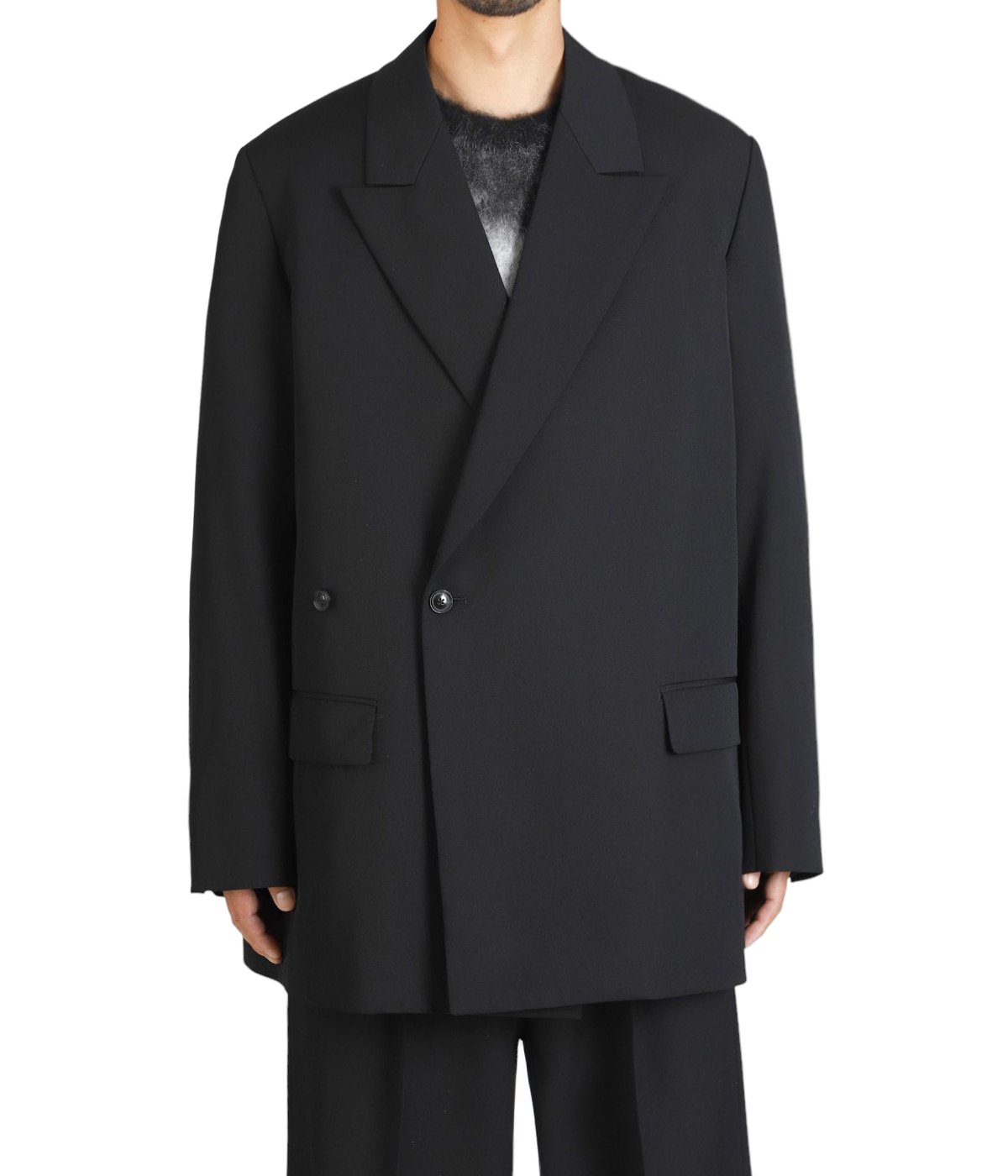 ジャケット・アウター YOKE DOUBLE BREAST OVERCOAT 21AW 3 YOKE DOUBLE BREAST OVERCOAT