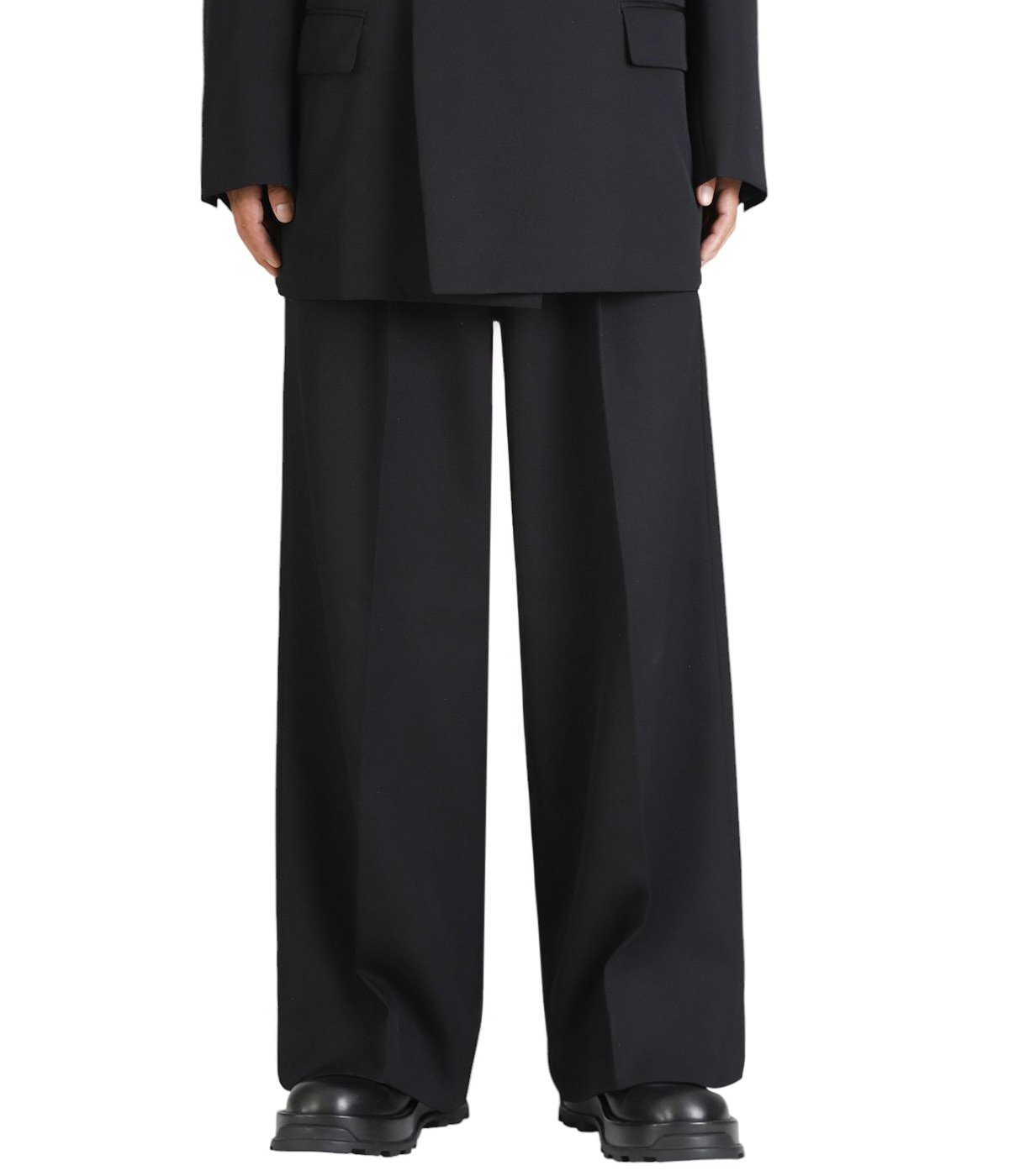 3pleated Wide-leg Trousers | YOKE(ヨーク) / パンツ スラックス