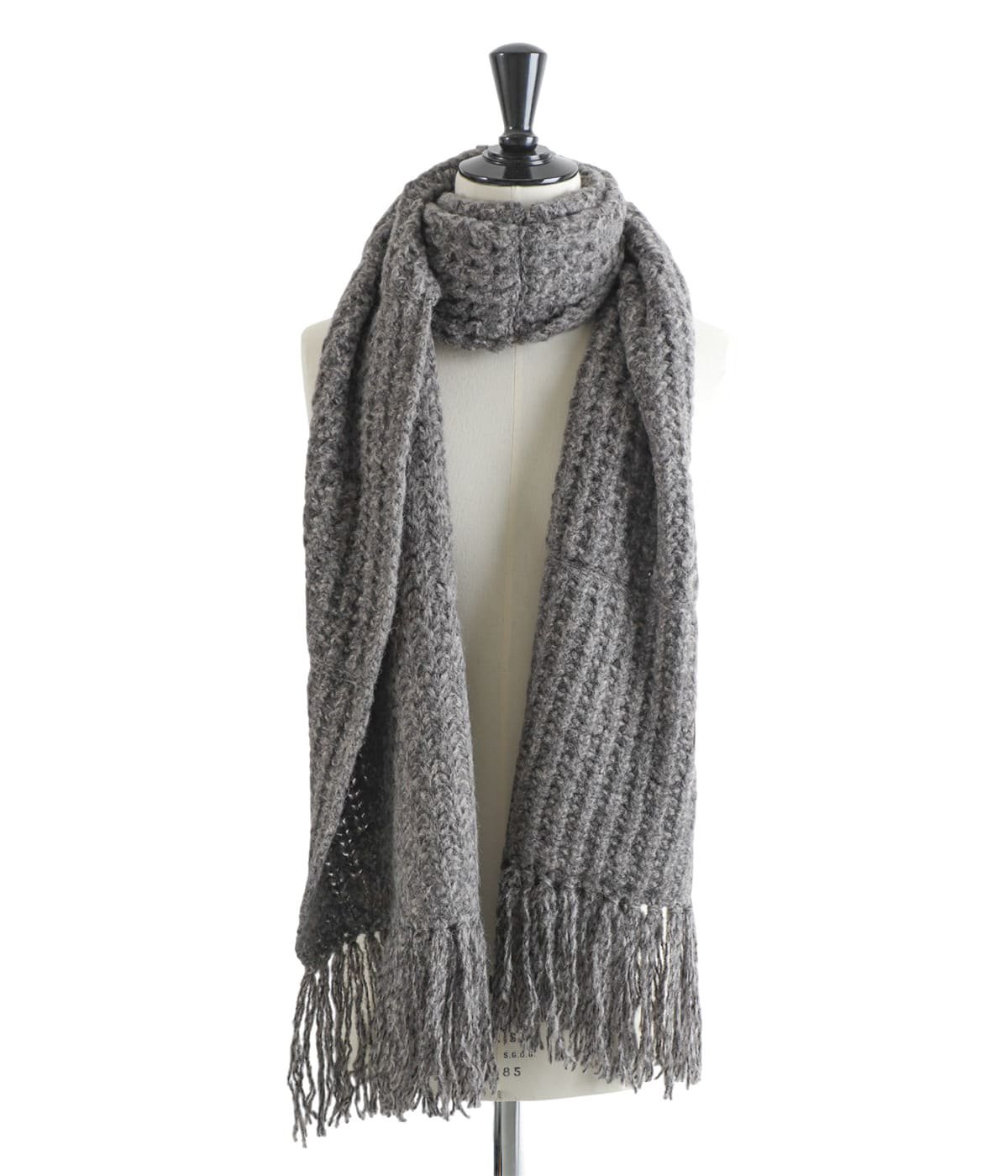 Baby Alpaca Big Waffle Long Stole | YOKE(ヨーク) / ファッション