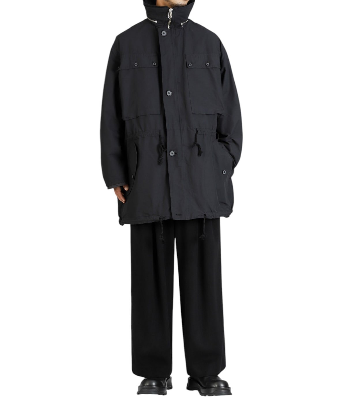 KATHARINE HAMNETT“ Recycle Polyester Half Coat | YOKE(ヨーク