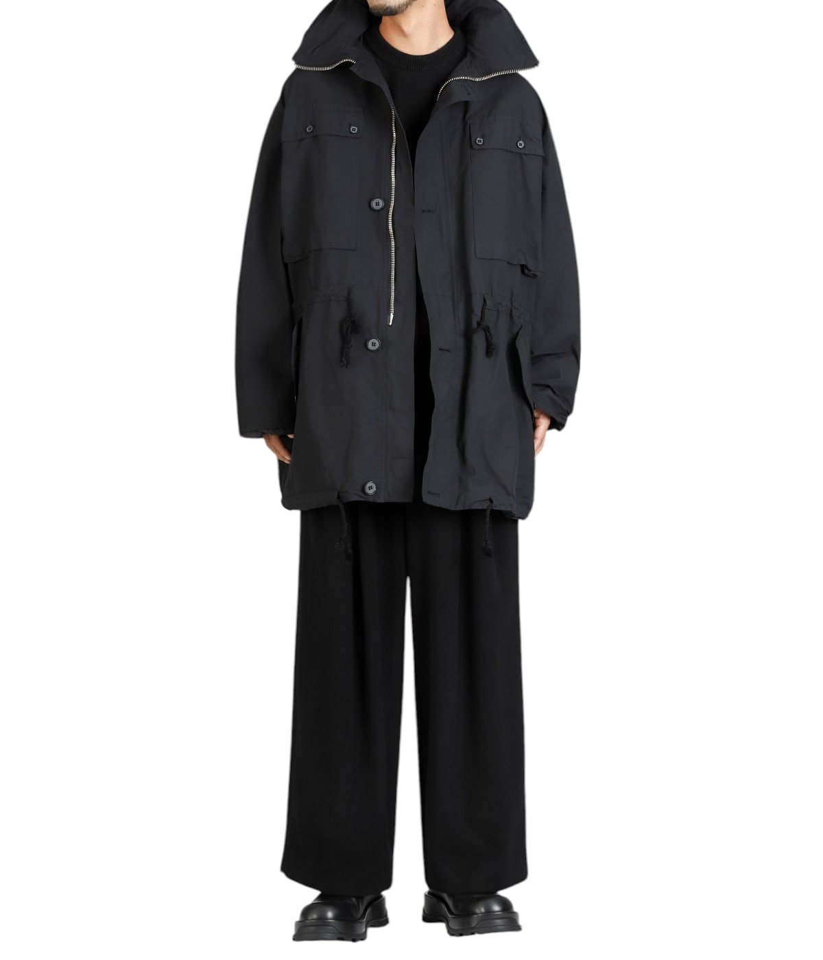 KATHARINE HAMNETT“ Recycle Polyester Half Coat | YOKE(ヨーク