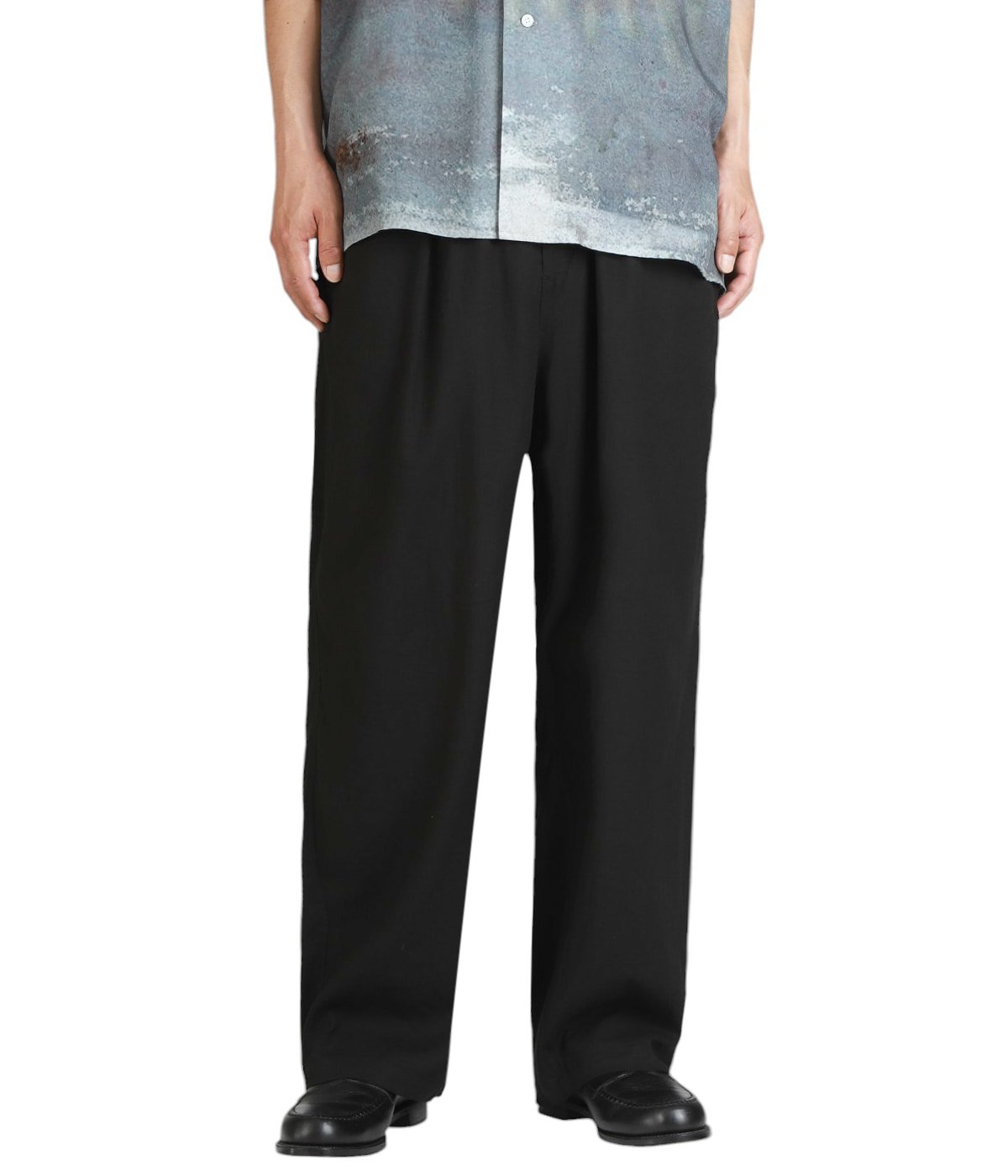 GARMENTDYED COTTON SILK TWILL EASY PANTS | YOKE(ヨーク