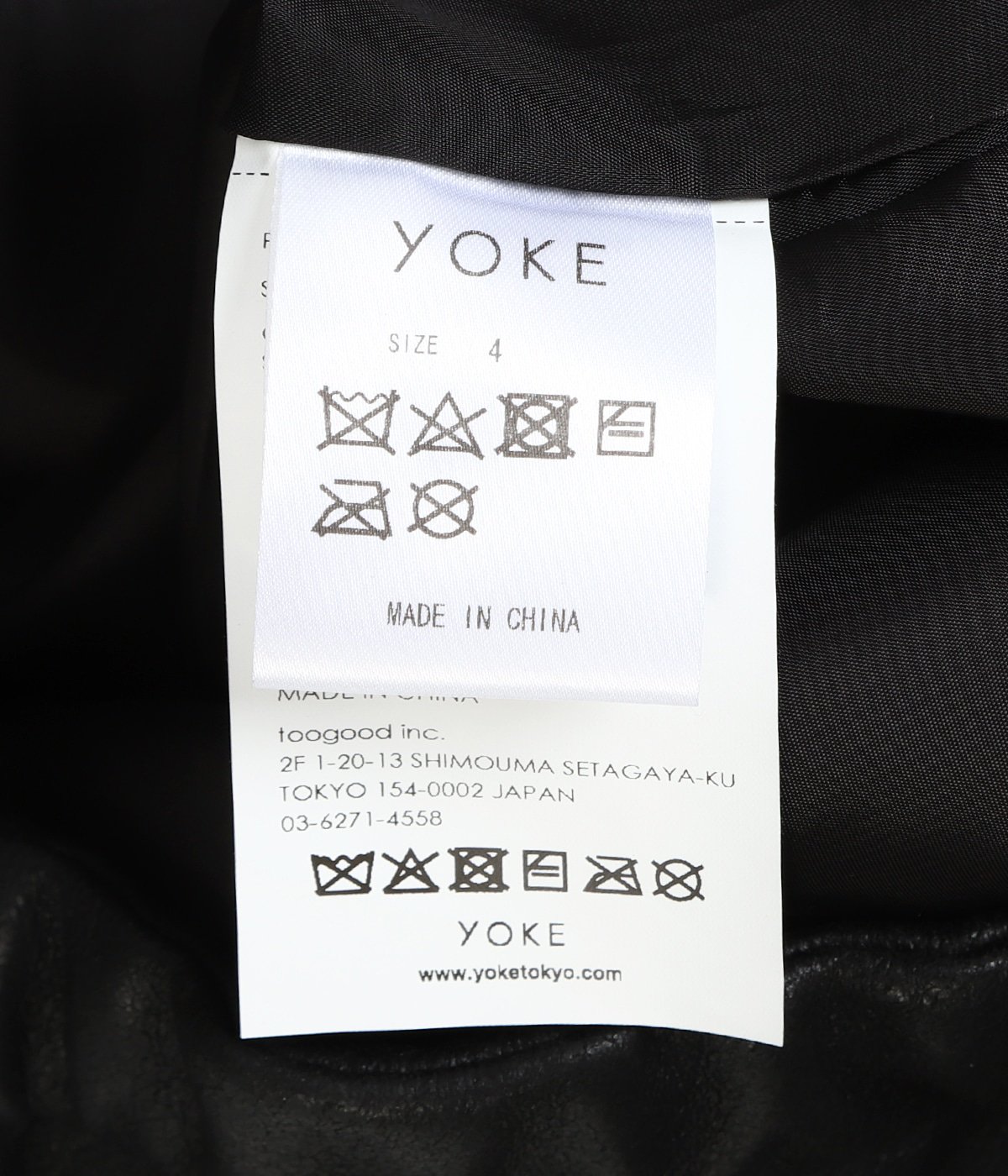 LEATHER ZIP BLOUSON | YOKE(ヨーク) / アウター ブルゾン