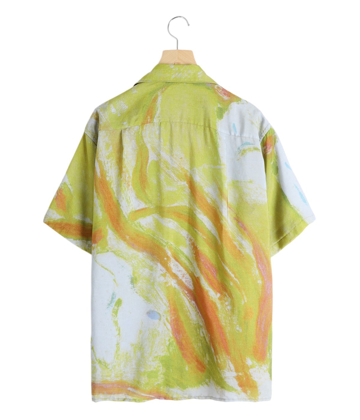ハグオーワー⭐︎ CLOTH&CROSS Tシャツ(chamomile) 美品 kOhAKUアシンメトリー手書き風デザインTシャツ[品番