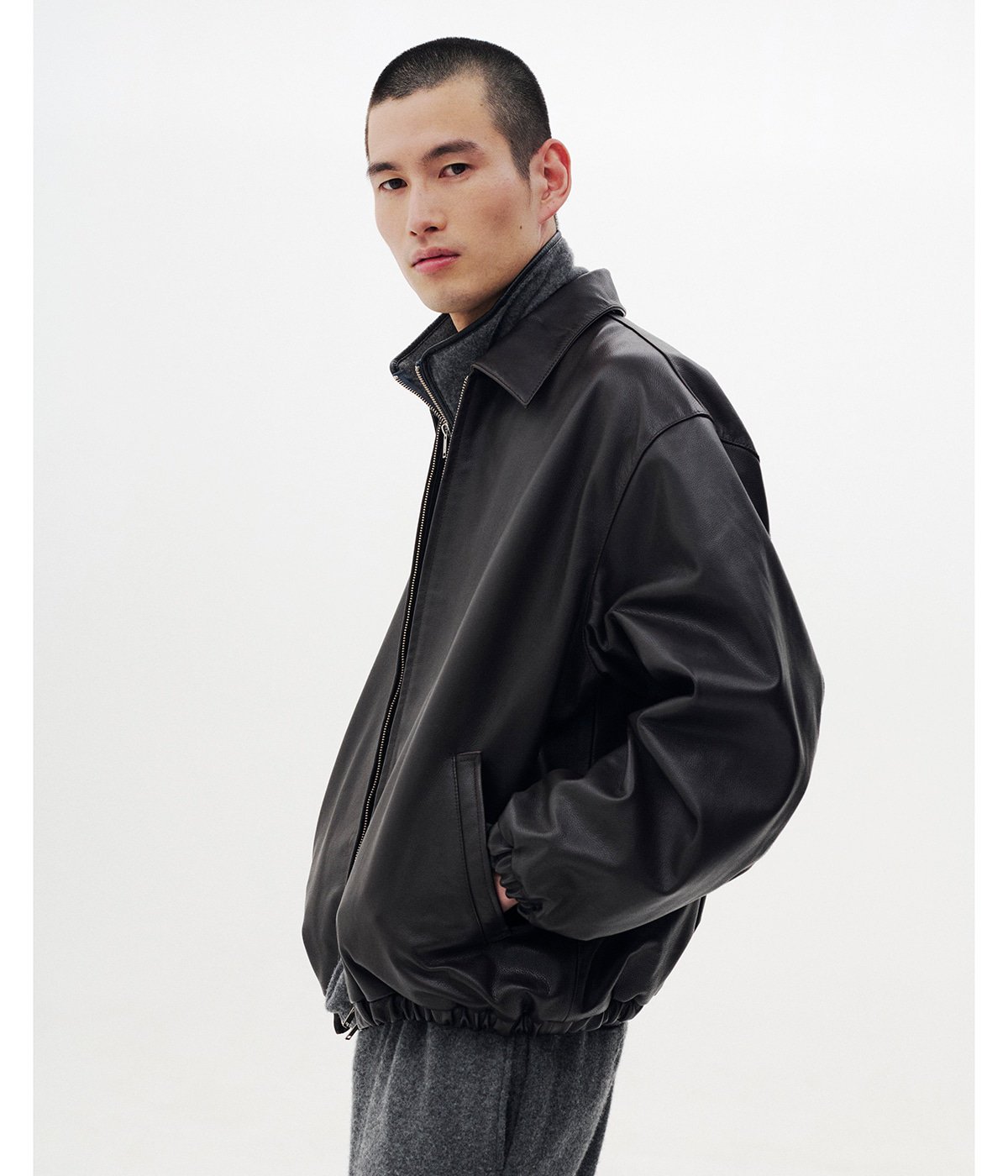 Calf Leather Sports Jacket | YOKE(ヨーク) / アウター レザー