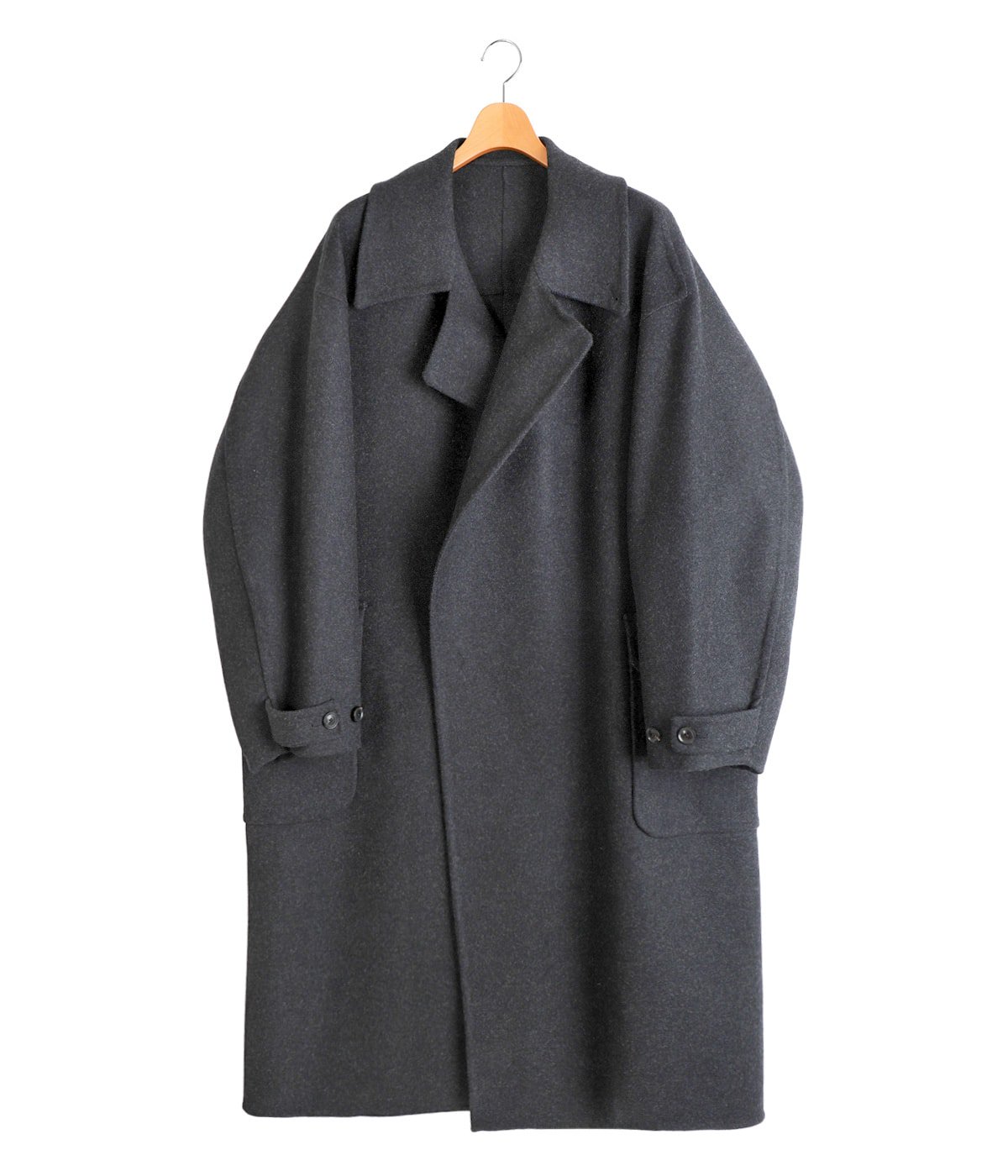 Wool Cashmere Double Breasted Rever Coat | YOKE(ヨーク) / アウター