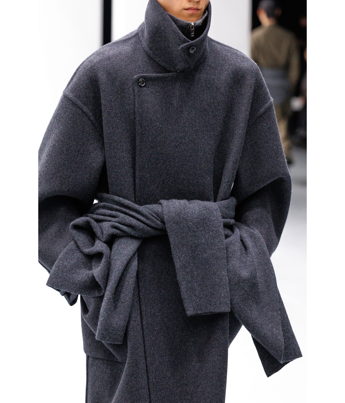 Wool Cashmere Double Breasted Rever Coat | YOKE(ヨーク) / アウター