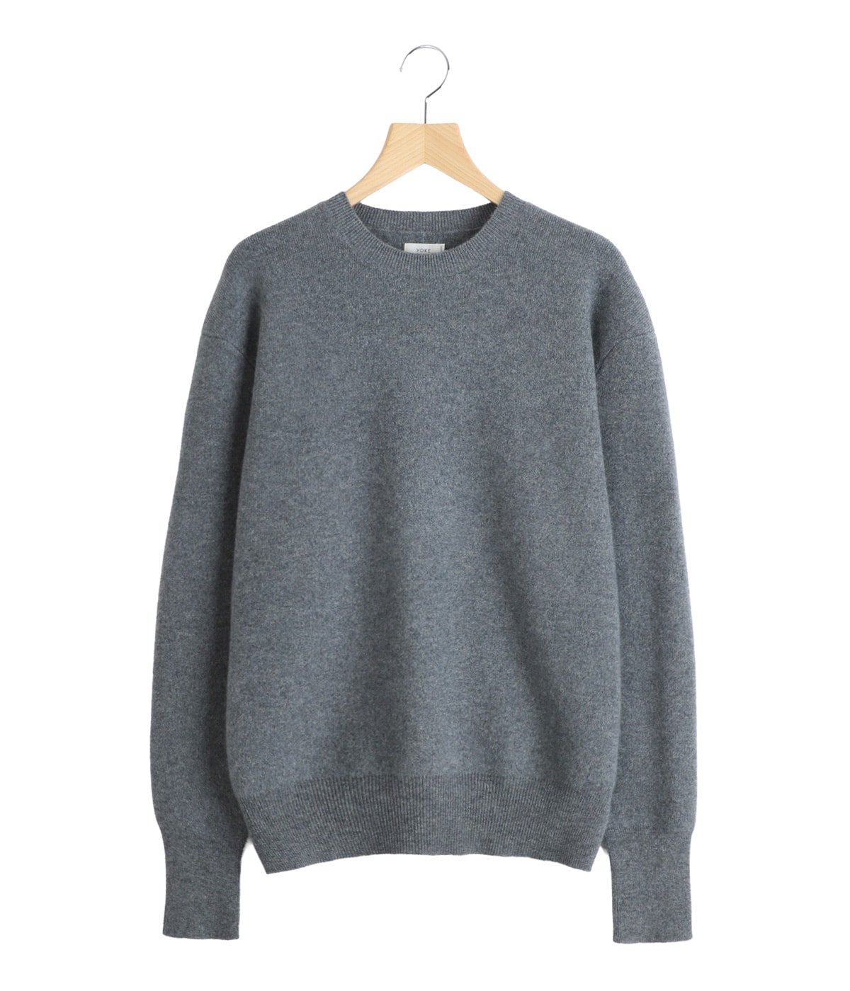 YOKE リブニット クルーネック セーター Cashmere Crewneck Sweater | YOKE(ヨーク) / トップス ニット