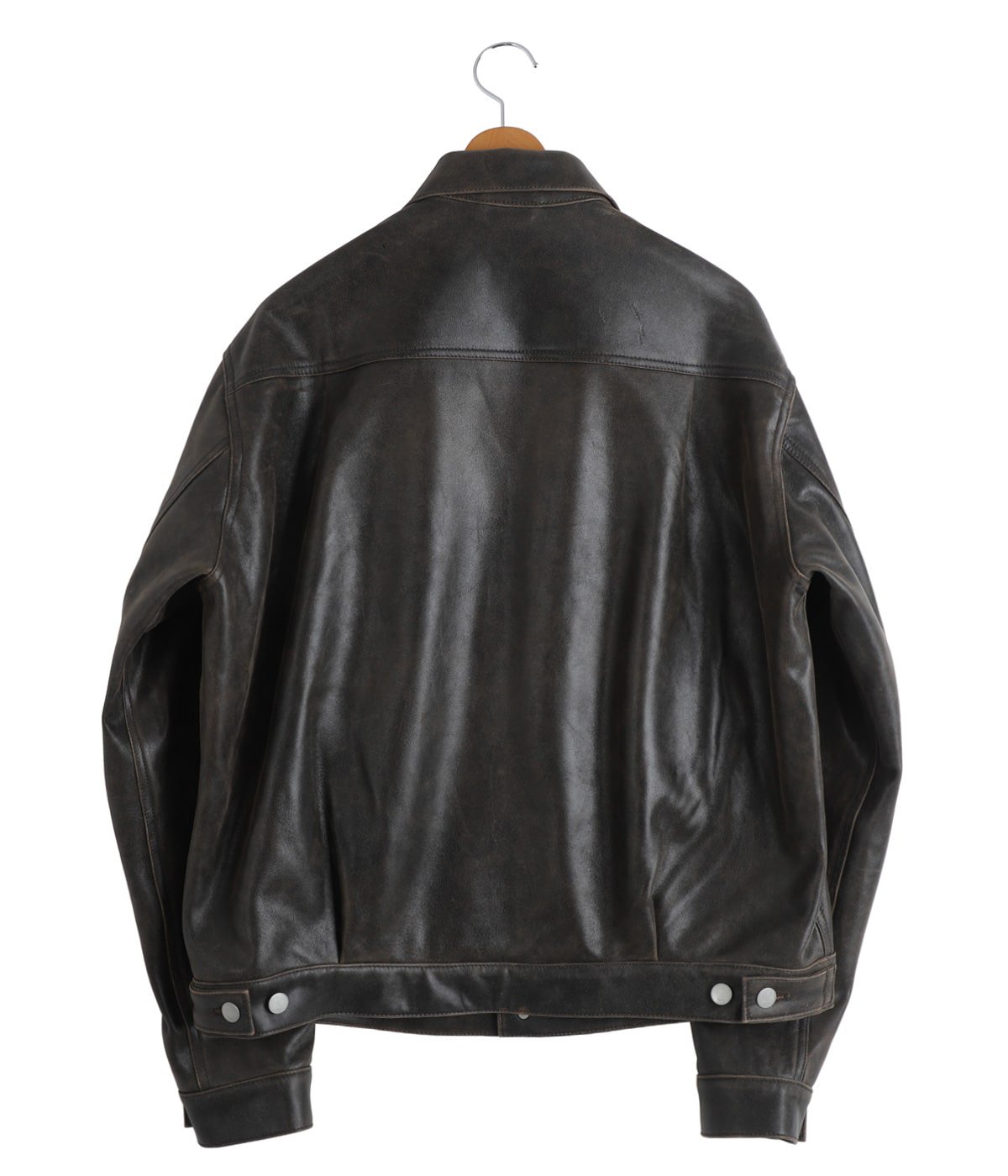 予約】Cracked Leather Trucker Jacket | YOKE(ヨーク) / アウター