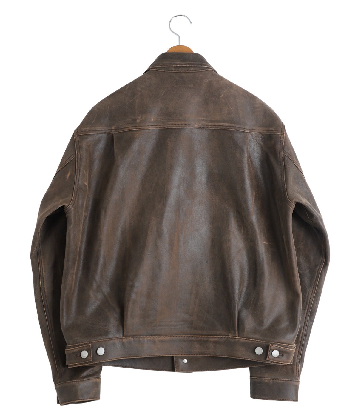 予約】Cracked Leather Trucker Jacket | YOKE(ヨーク) / アウター