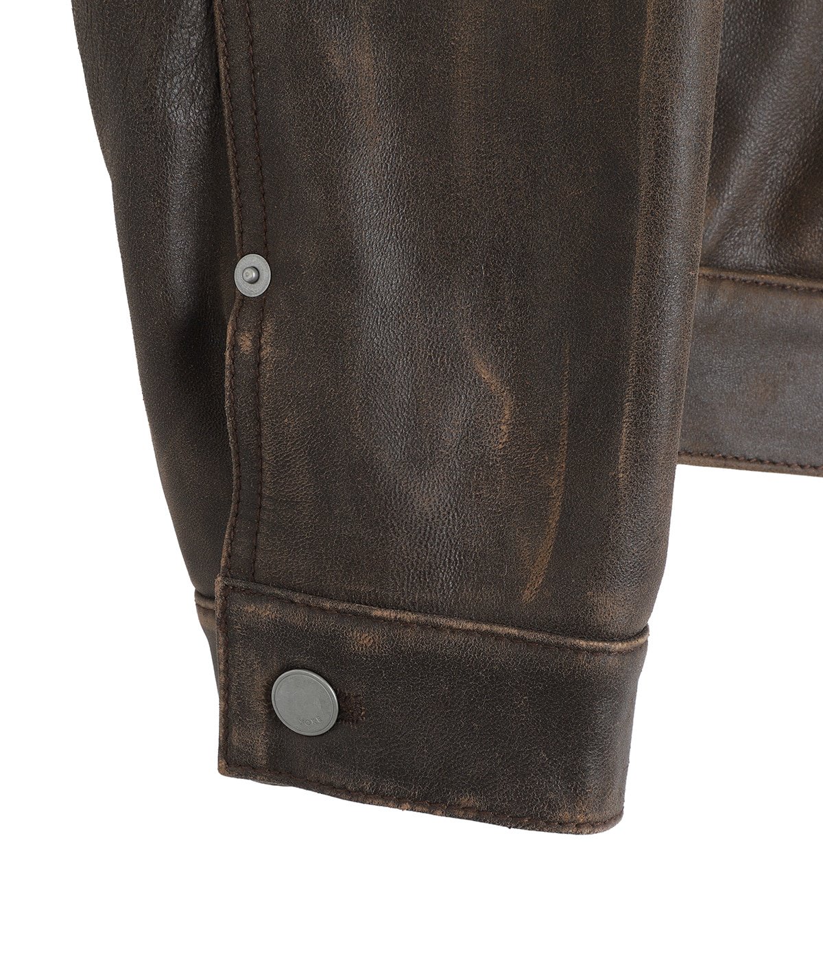 予約】Cracked Leather Trucker Jacket | YOKE(ヨーク) / アウター