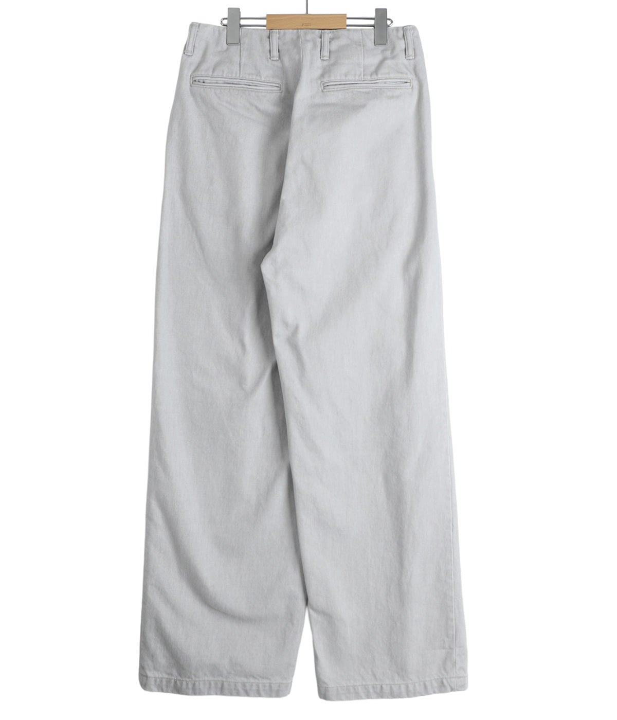 S yoke 19aw 1TUCK WIDE TROUSERS パンツ グレー 1pleated Wide Tapered Trousers | YOKE(ヨーク) / パンツ ワーク