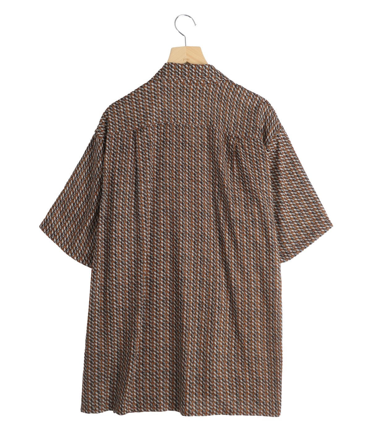 Vintage Pattern Printed Open Collar Shirt | YOKE(ヨーク