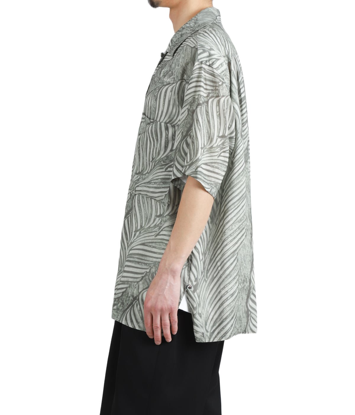 Leaf Pattern Printed Open Collar Shirt | YOKE(ヨーク) / トップス