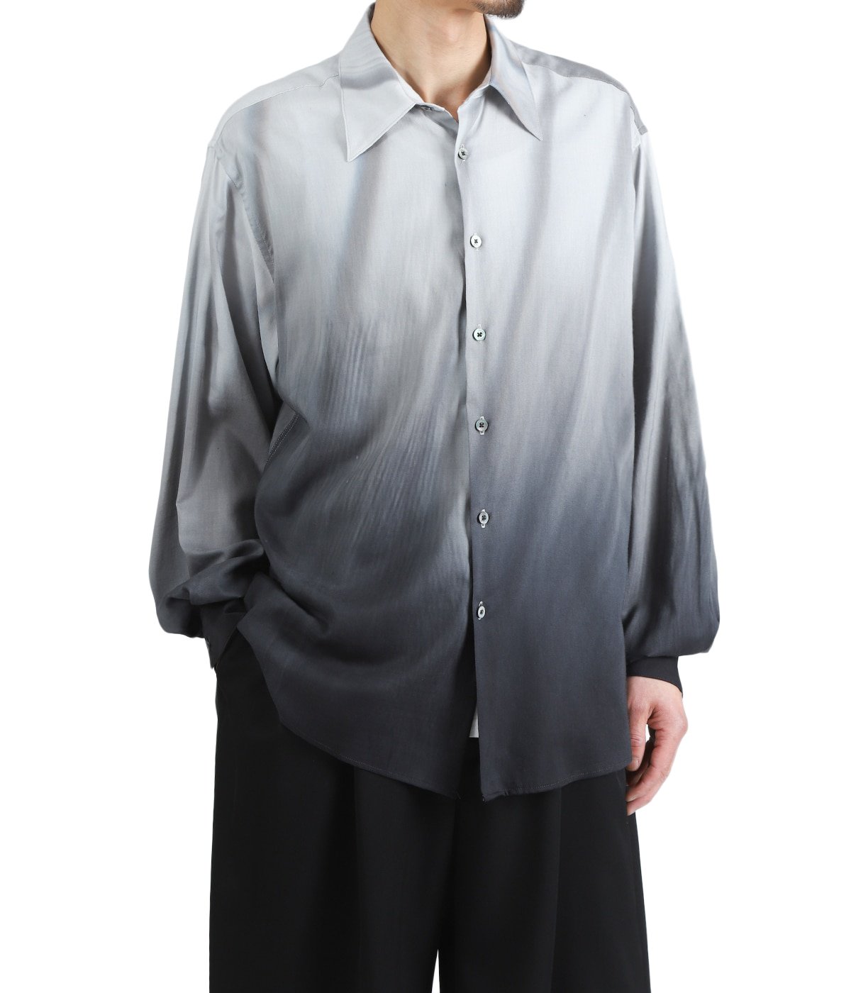 Hand Painted Lawn Loose Fit Shirt | YOKE(ヨーク) / トップス 長袖