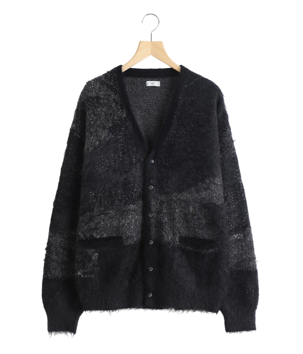 Abstract Jaquard Mohair Cardigan | YOKE(ヨーク) / トップス ニット
