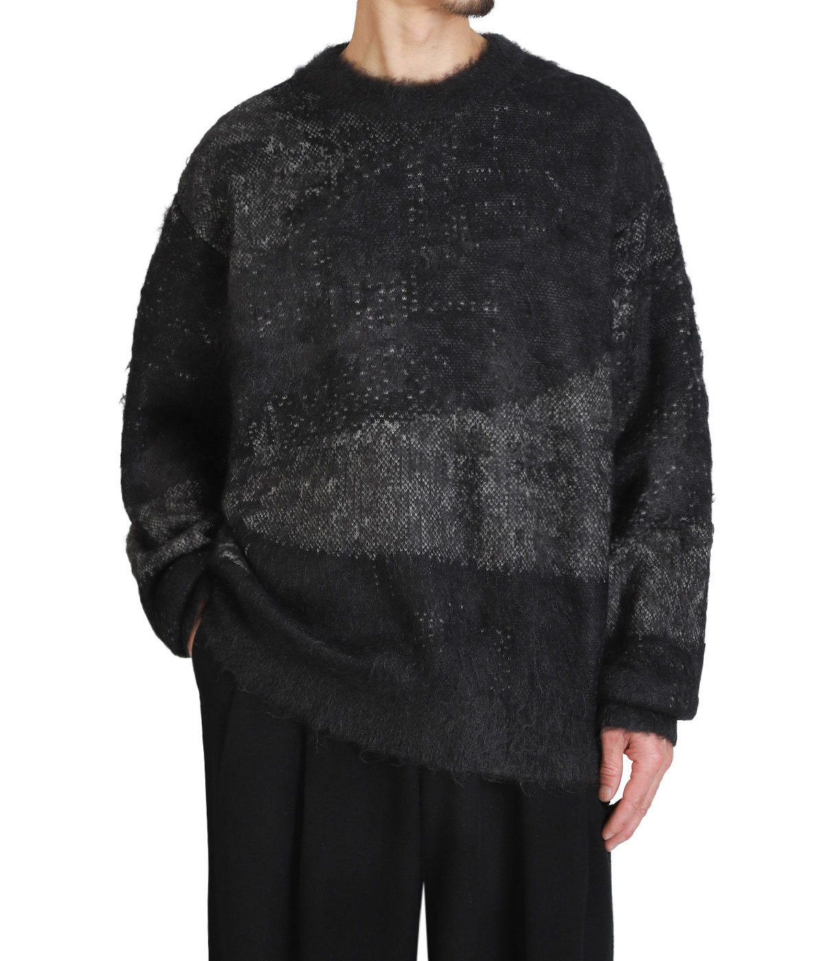 Abstract Jaquard Mohair Sweater | YOKE(ヨーク) / トップス ニット