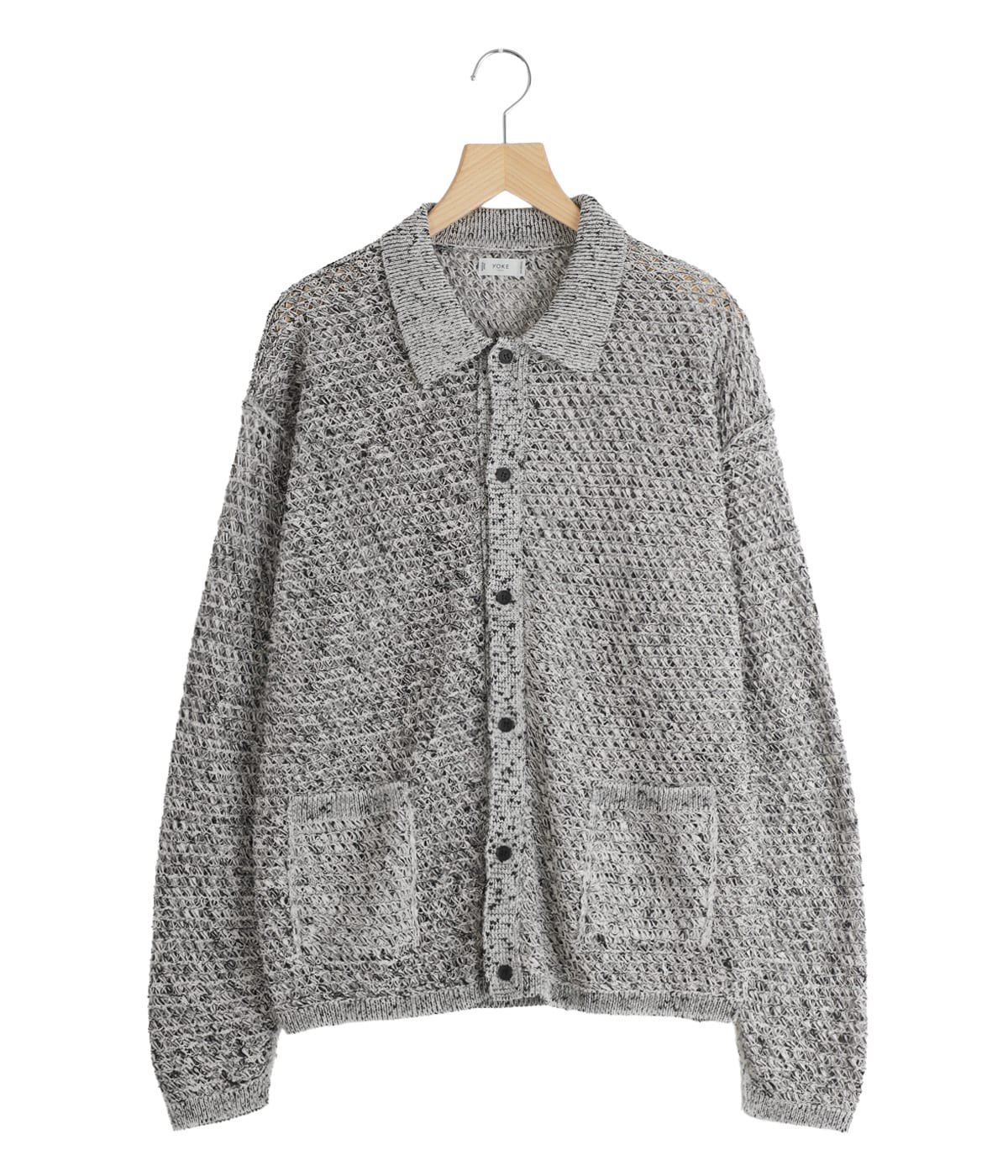 Mesh Knit Shirt Cardigan | YOKE(ヨーク) / トップス ニット