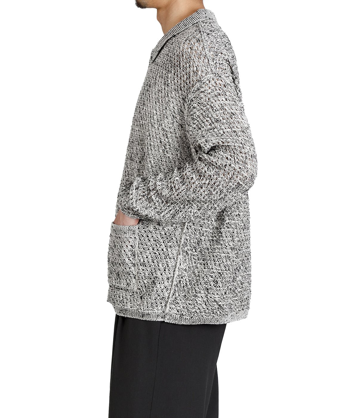Mesh Knit Shirt Cardigan | YOKE(ヨーク) / トップス ニット