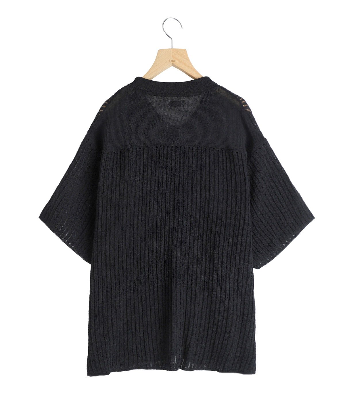 Rib Knit Sheer Shirt | YOKE(ヨーク) / トップス 半袖シャツ ニット