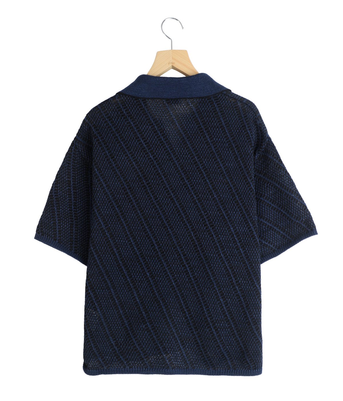 Diagonal Knit Skipper Shirt | YOKE(ヨーク) / トップス 半袖シャツ