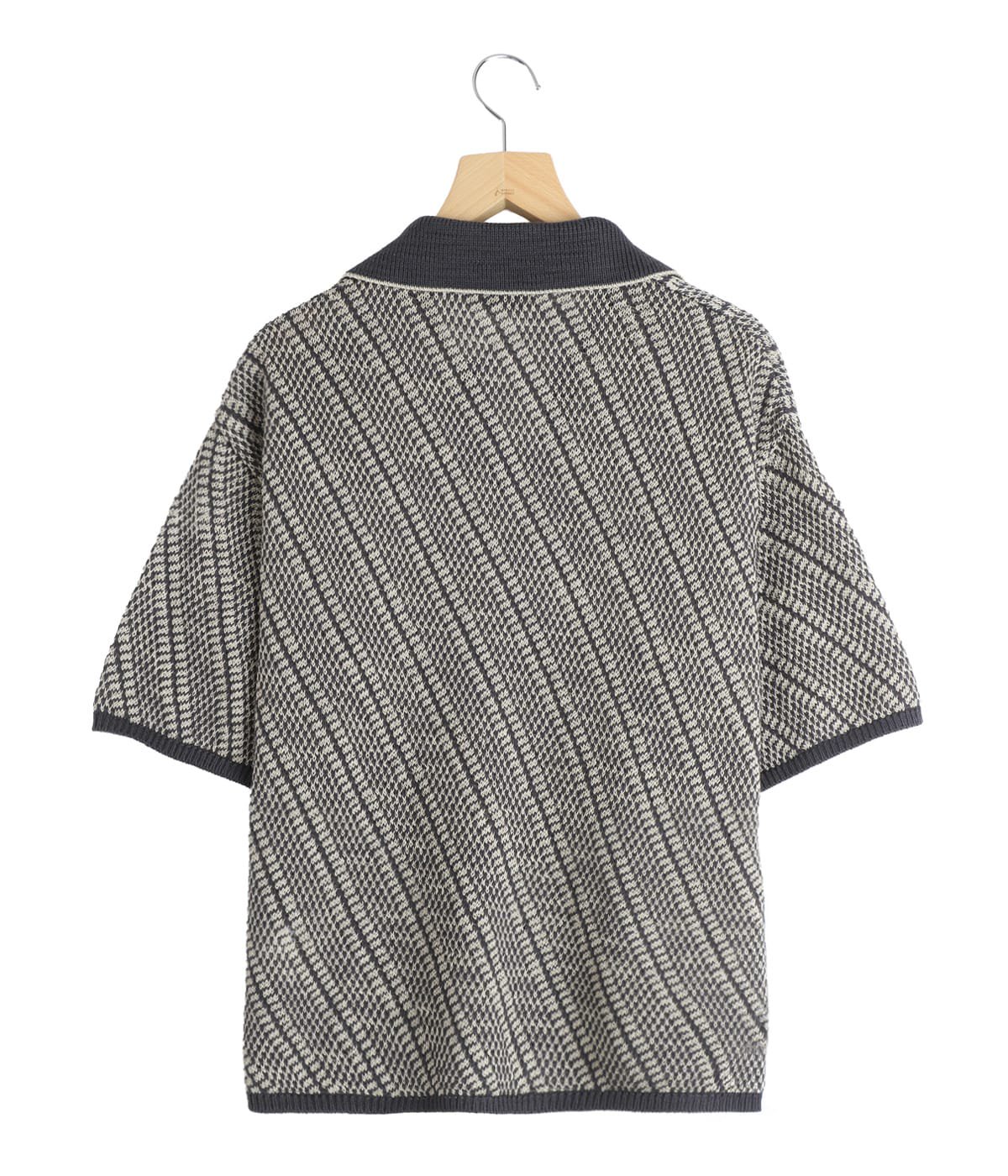 Diagonal Knit Skipper Shirt | YOKE(ヨーク) / トップス 半袖シャツ