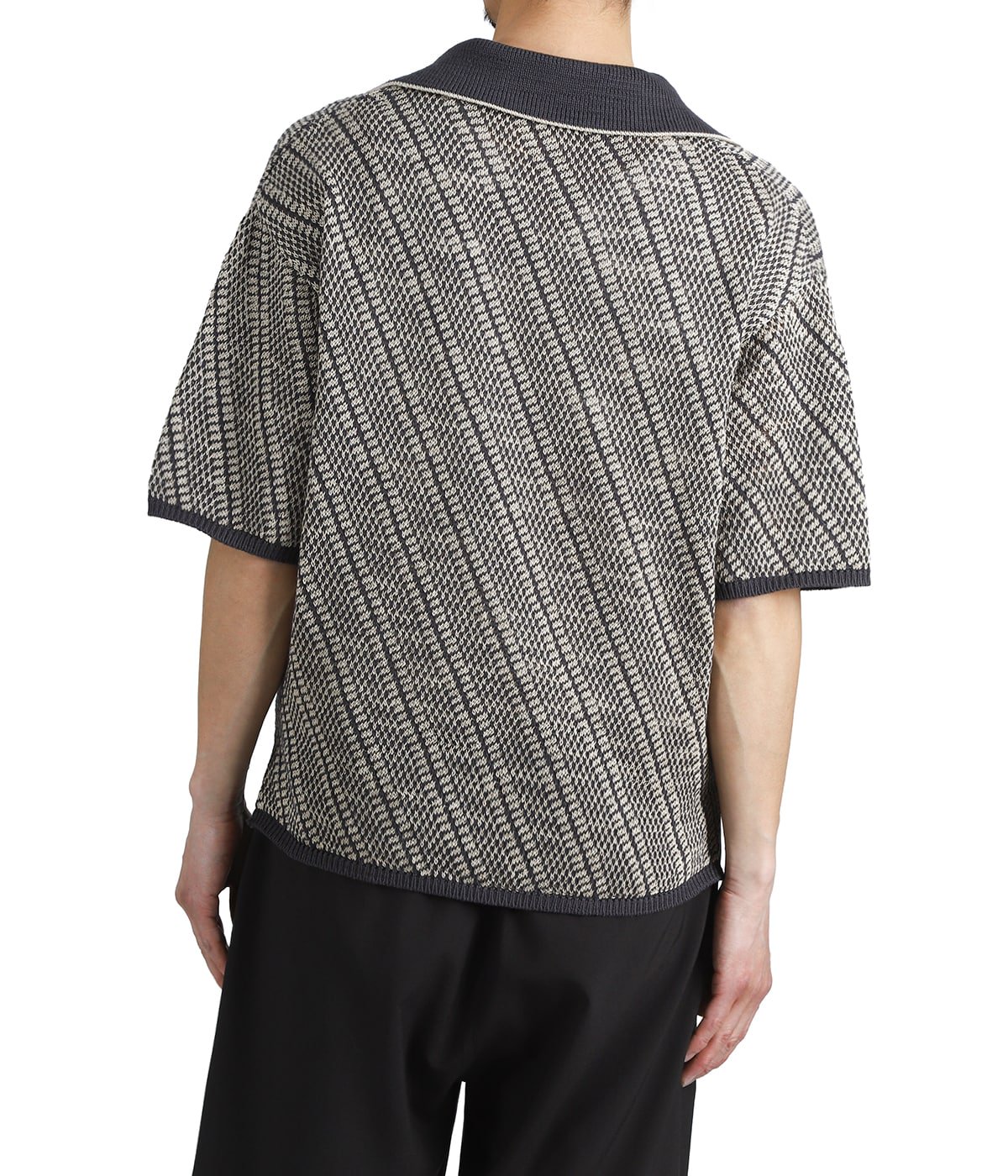 Diagonal Knit Skipper Shirt | YOKE(ヨーク) / トップス 半袖シャツ