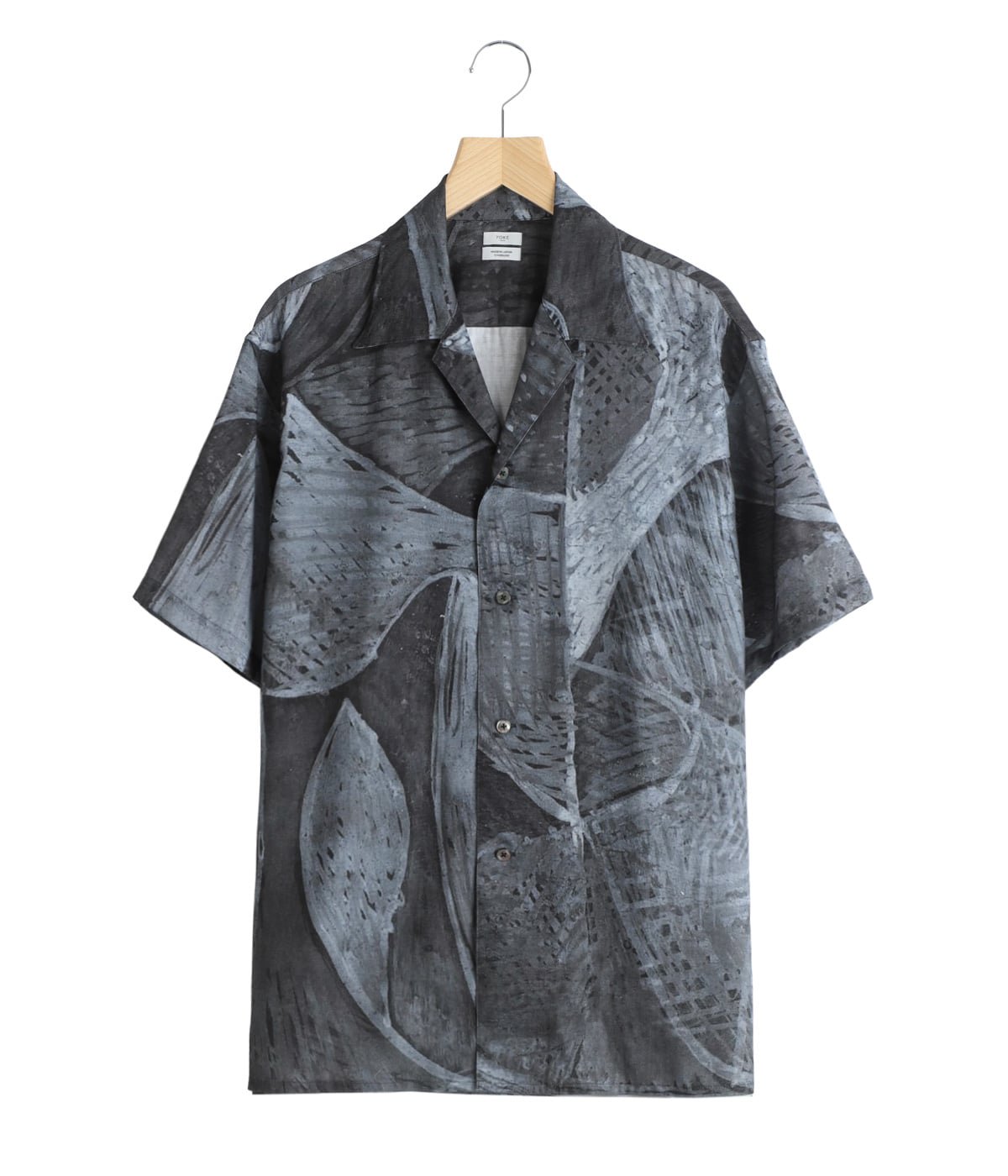 Printed Tencell Open Collar Shirt | YOKE(ヨーク) / トップス 半袖