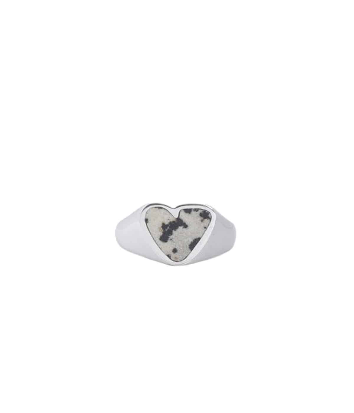レディース】ROUGH HEART DALMATIAN STONE RING SLV | PREEK(プリーク