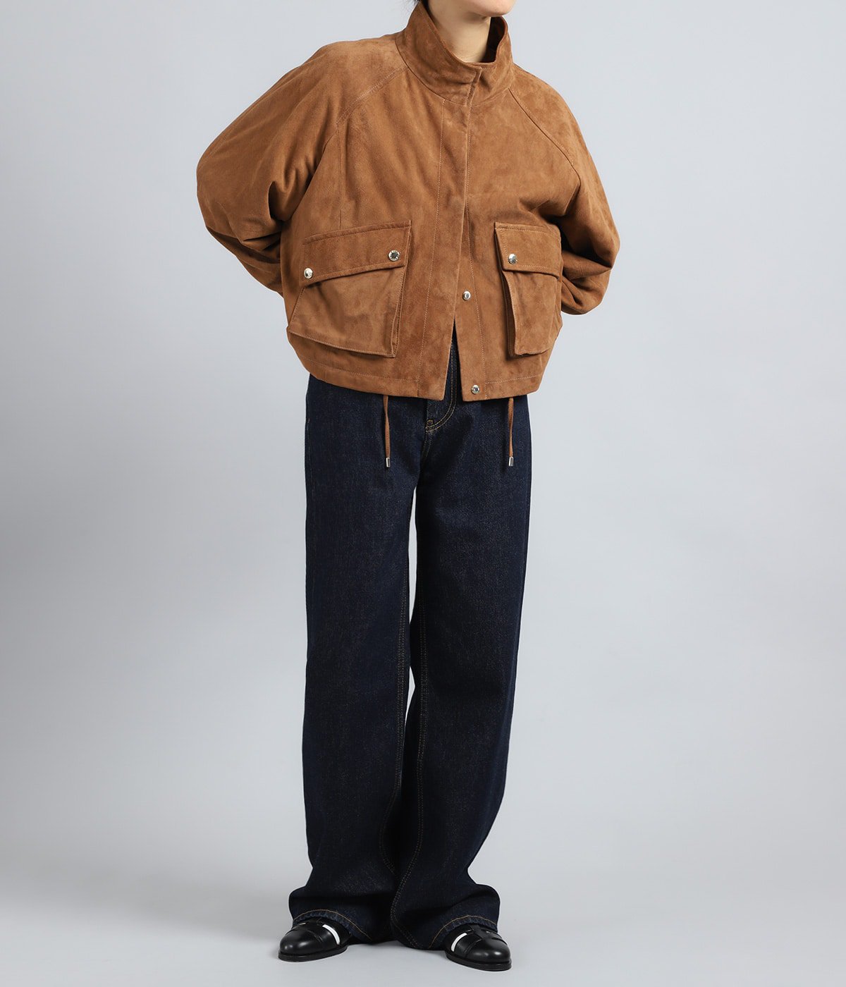 model（162cm） 着用サイズ：38