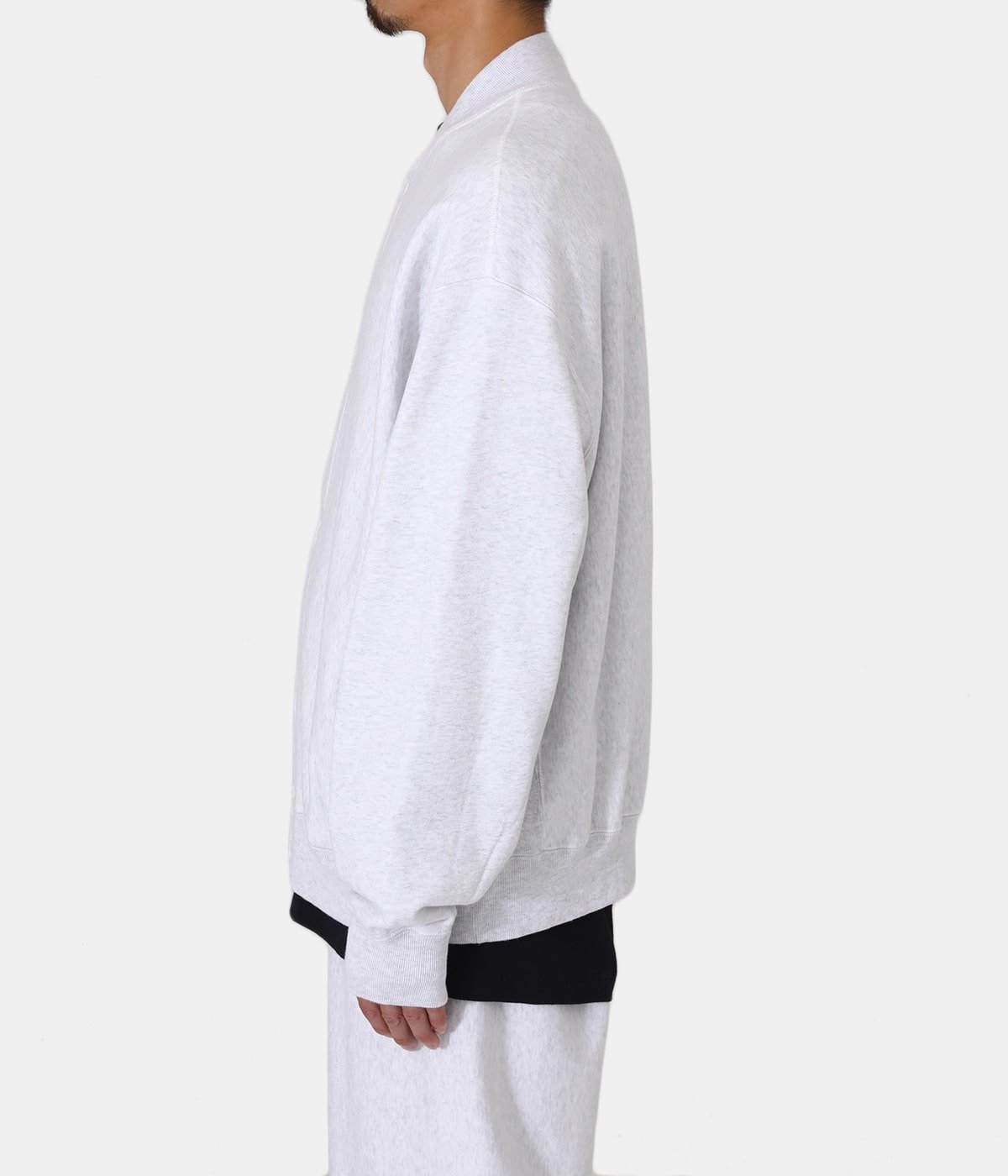 Soft&Hard Sweat Snap Cardigan | blurhmsROOTSTOCK(ブラームスルーツ