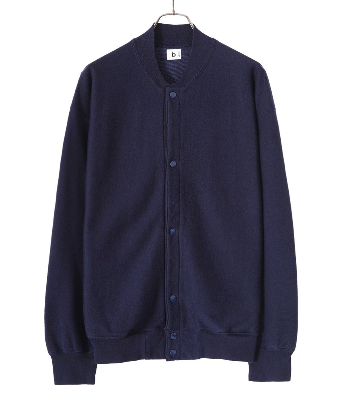 Soft&Hard Sweat Snap Cardigan | blurhmsROOTSTOCK(ブラームスルーツ