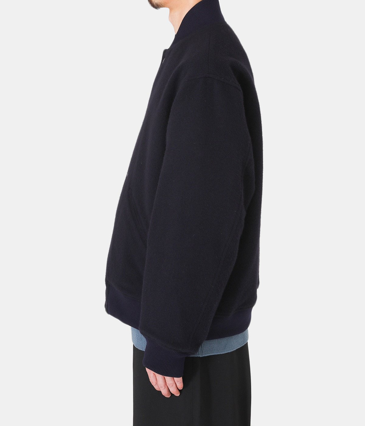 Soft&Hard Sweat Snap Cardigan | blurhmsROOTSTOCK(ブラームスルーツ