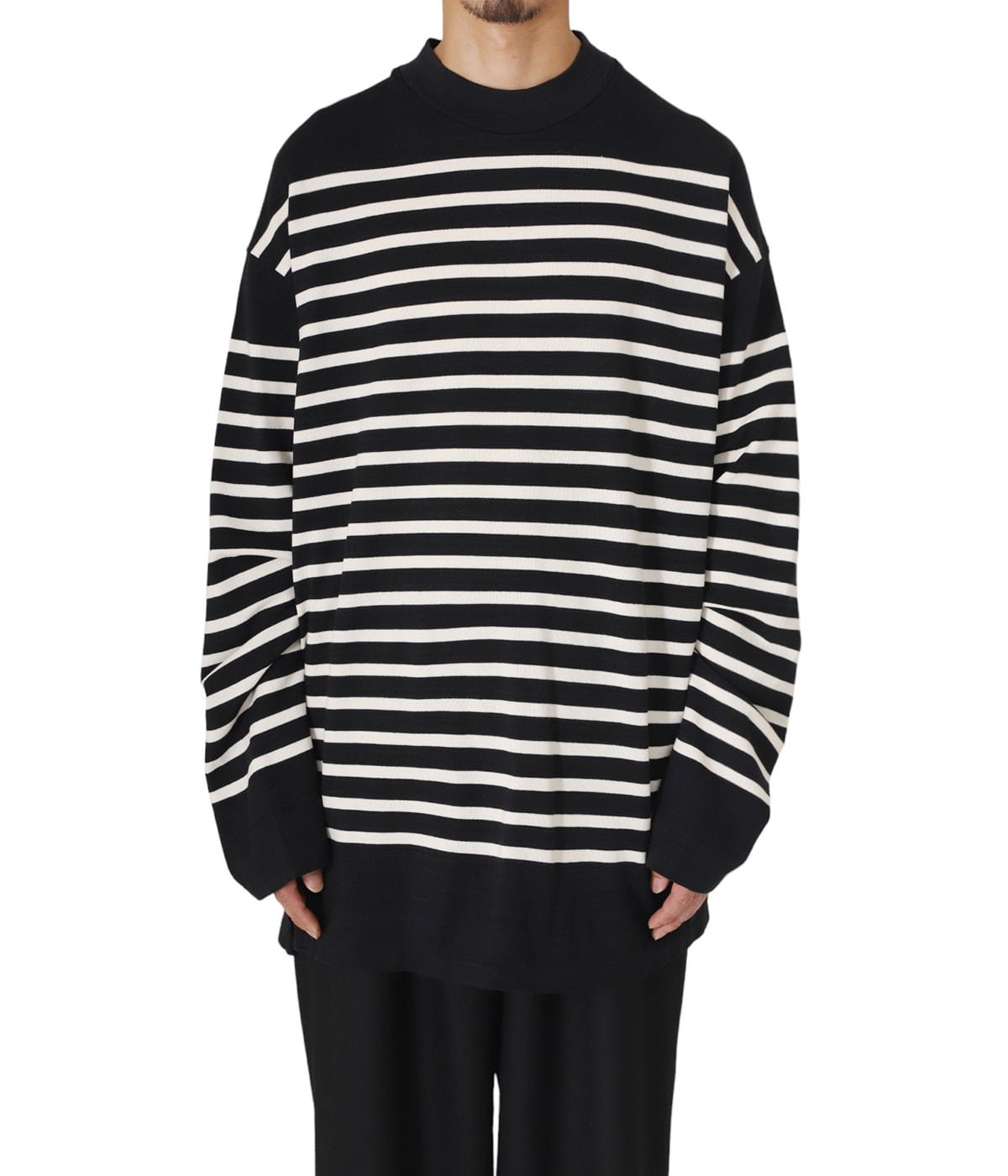 Border Mock-neck | blurhmsROOTSTOCK(ブラームスルーツストック ...