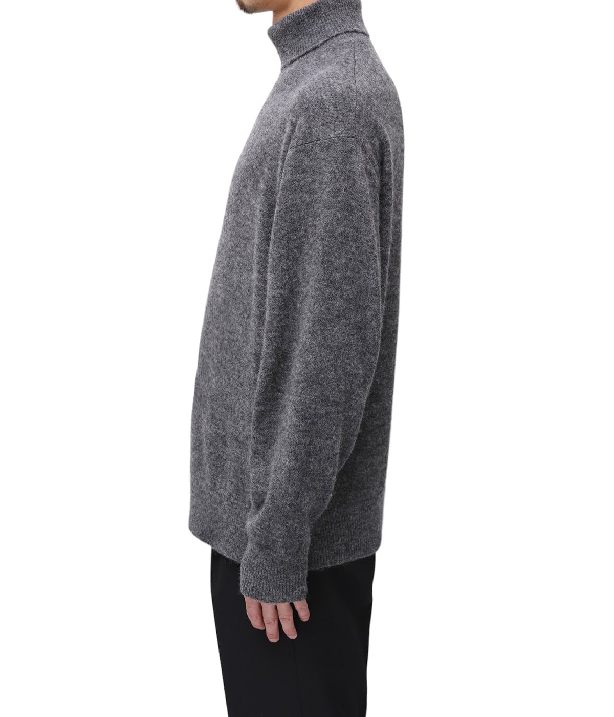 Alpaca Wool Knit Turtle-neck | blurhmsROOTSTOCK(ブラームスルーツ