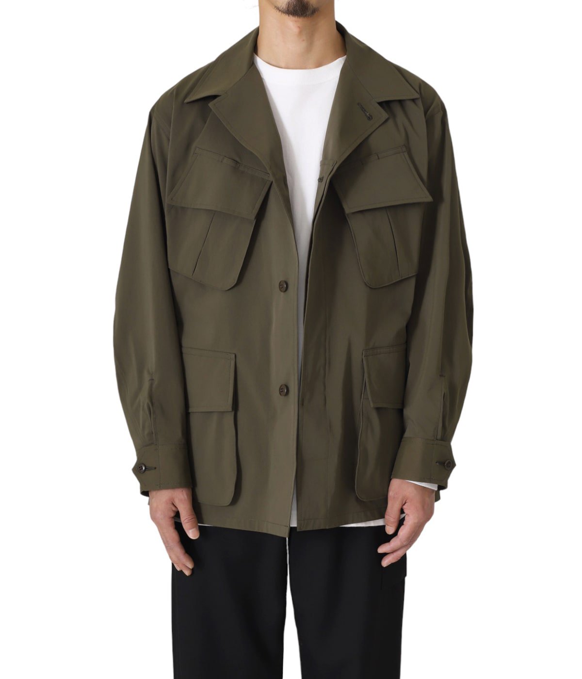 Pe/Ny Combat Tropical Jacket | blurhmsROOTSTOCK(ブラームスルーツ