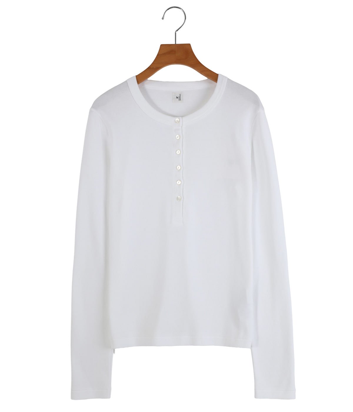 レディース】Classic Rib Henley-neck L/S | blurhmsROOTSTOCK