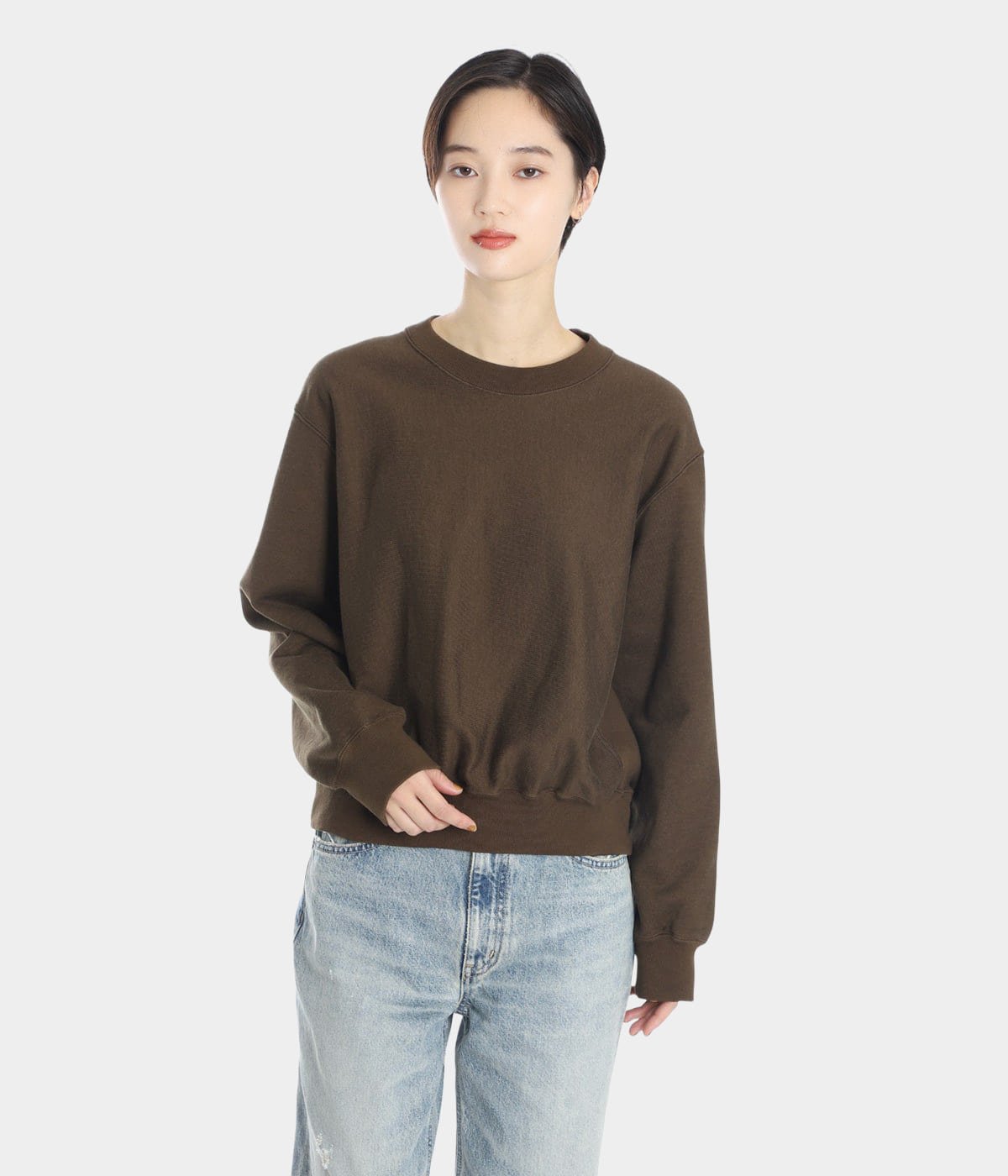 レディース】Soft&Hard Sweat Crew-Neck P/O | blurhmsROOTSTOCK