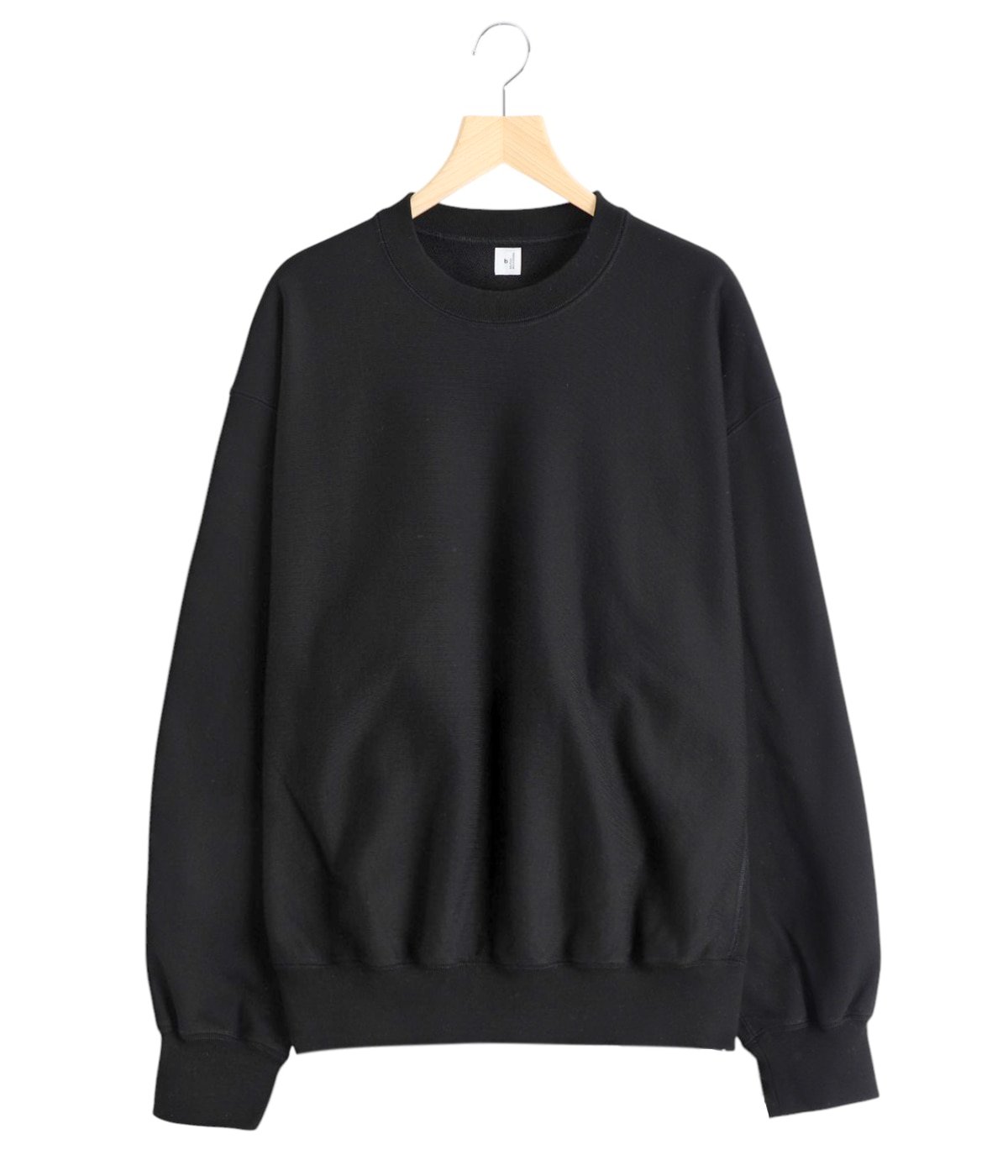 blurhmsROOTSTOCK / スウェット/2/コットン/BLK/bROOTS25FEDF01 Soft&Hard Sweat Crew-Neck P/O Wide | blurhmsROOTSTOCK(ブラームス