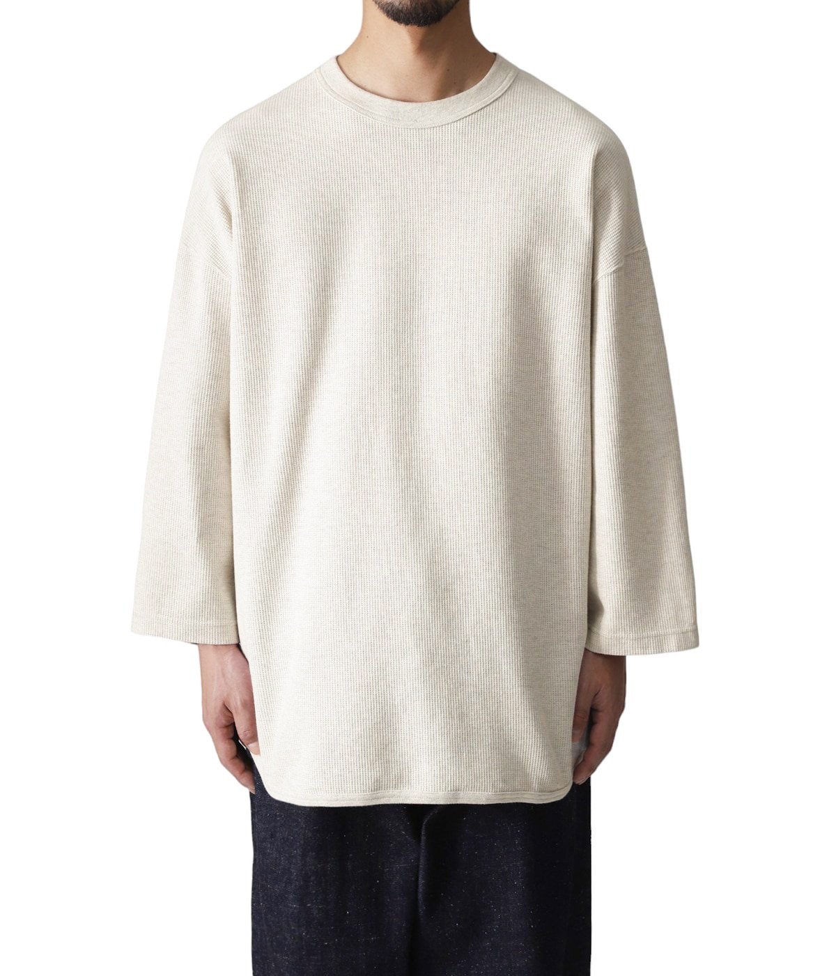 Rough&Smooth Thermal Baseball Tee | blurhmsROOTSTOCK(ブラームス 